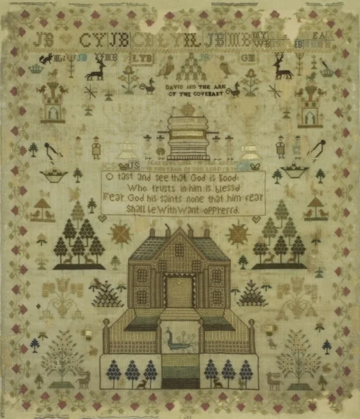 Jean Buddo, 1830, St. Andrews, Fife. http://www.antiquesamplers.org/items/show/894