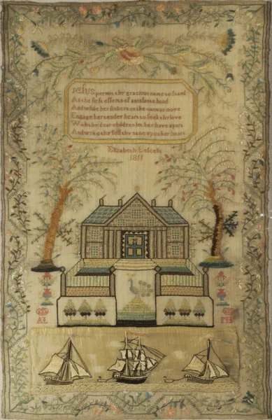 Elizabeth Lescells, 1811, North Leith, Midlothian. http://www.antiquesamplers.org/items/show/685
