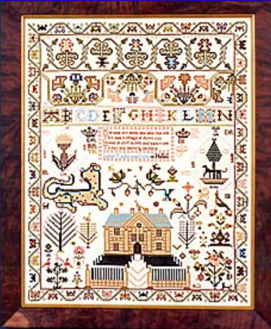Isabel Redie, 1816, Scotland. http://www.scarlet-letter.com/samplers/redie.php