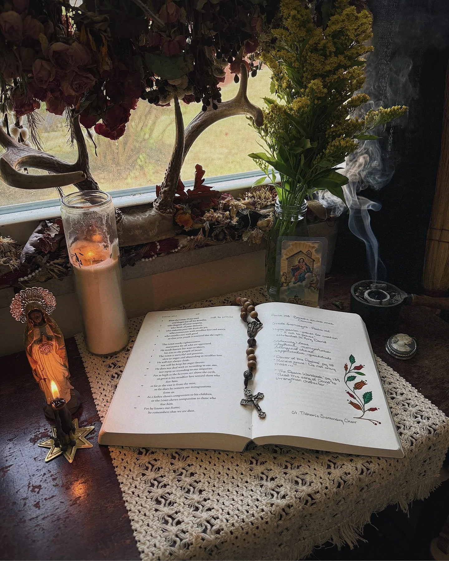 A few notes before I get going on psalms and knot magic: first, I finally revamped and updated my blog.

Since I&rsquo;ve been condensing and minimizing my online spaces, I thought it would be a good idea to have a centralized place for writing, espe