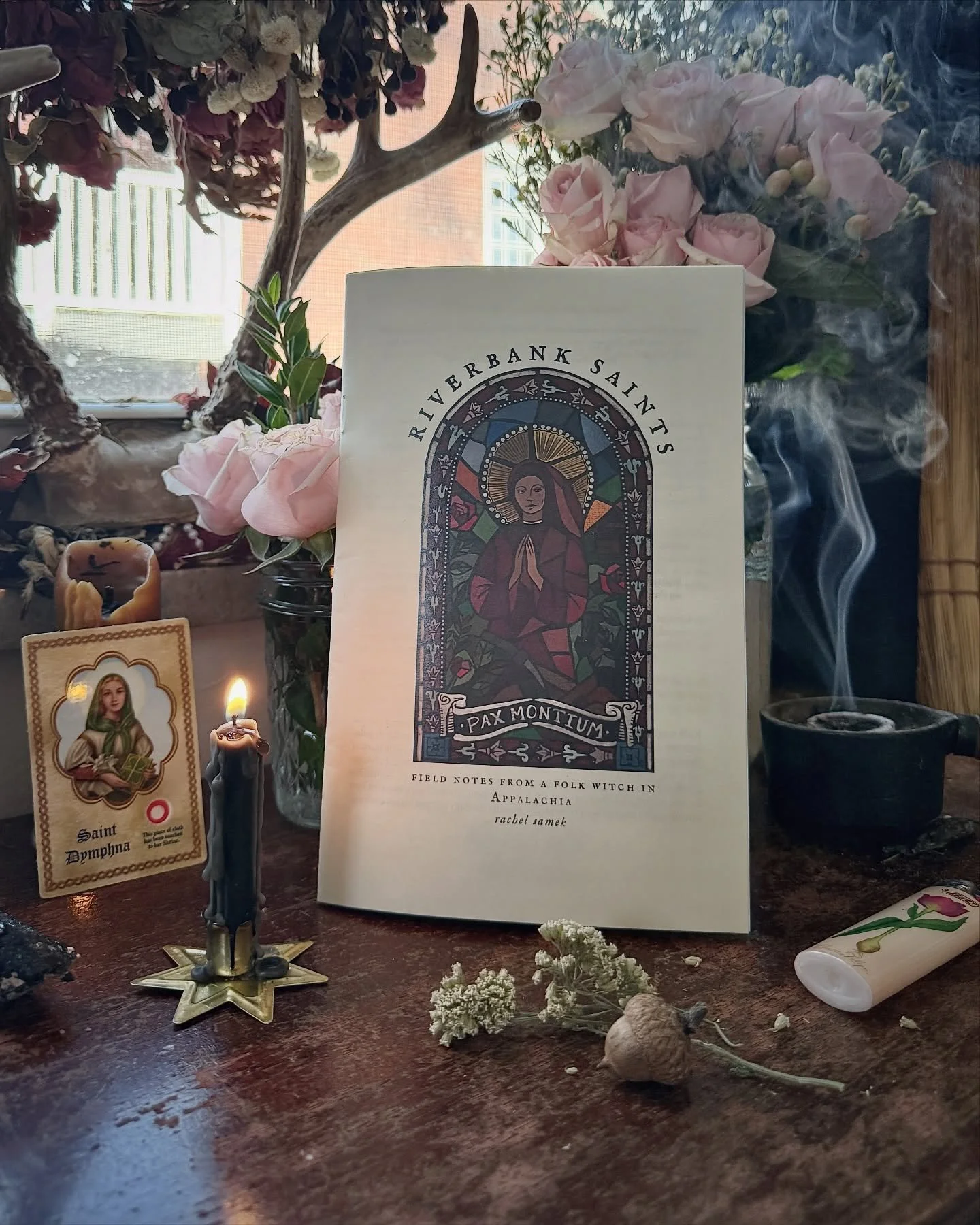 I&rsquo;m excited to (finally) share Riverbank Saints, a new zine about Appalachian folk magic.

Filled with history, recipes, guides, folklore, short articles, and personal stories, Riverbank Saints celebrates the local people, places, and tradition