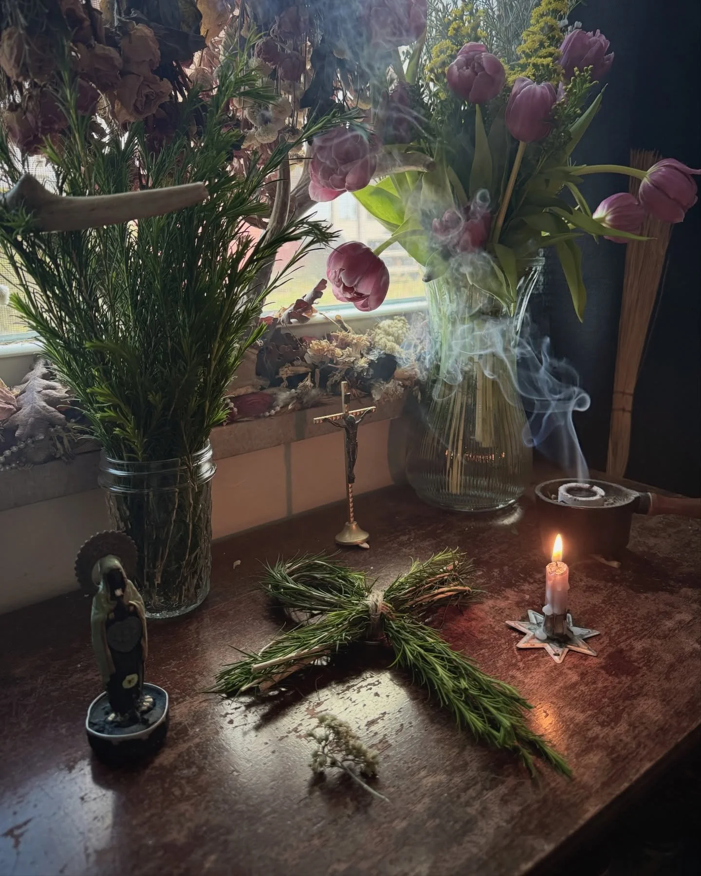 Sacred palm, blessed branch: something ordinary made holy.

Whatever could be cut and gathered was laid in the road, a path of victory and triumph. Just as the crowds welcomed a savior, families have long gathered up the consecrated branches and welc