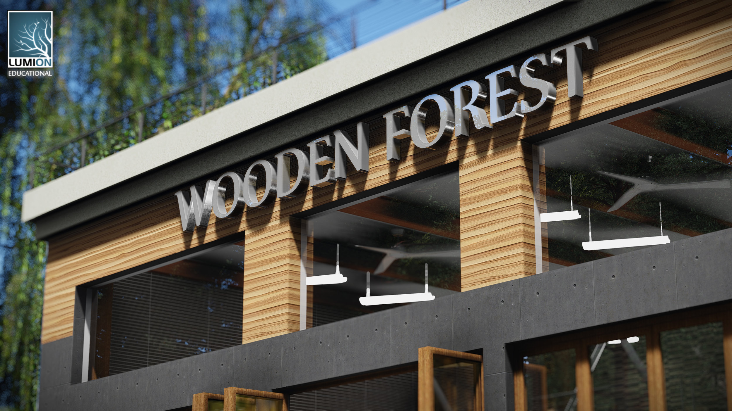 Project completed for Advanced Rendering class at La Roche College. The intent of the project is to provide exploration of rendering capabilities in Lumion. The design concept was derived from the naturality of wood and human biophilia &