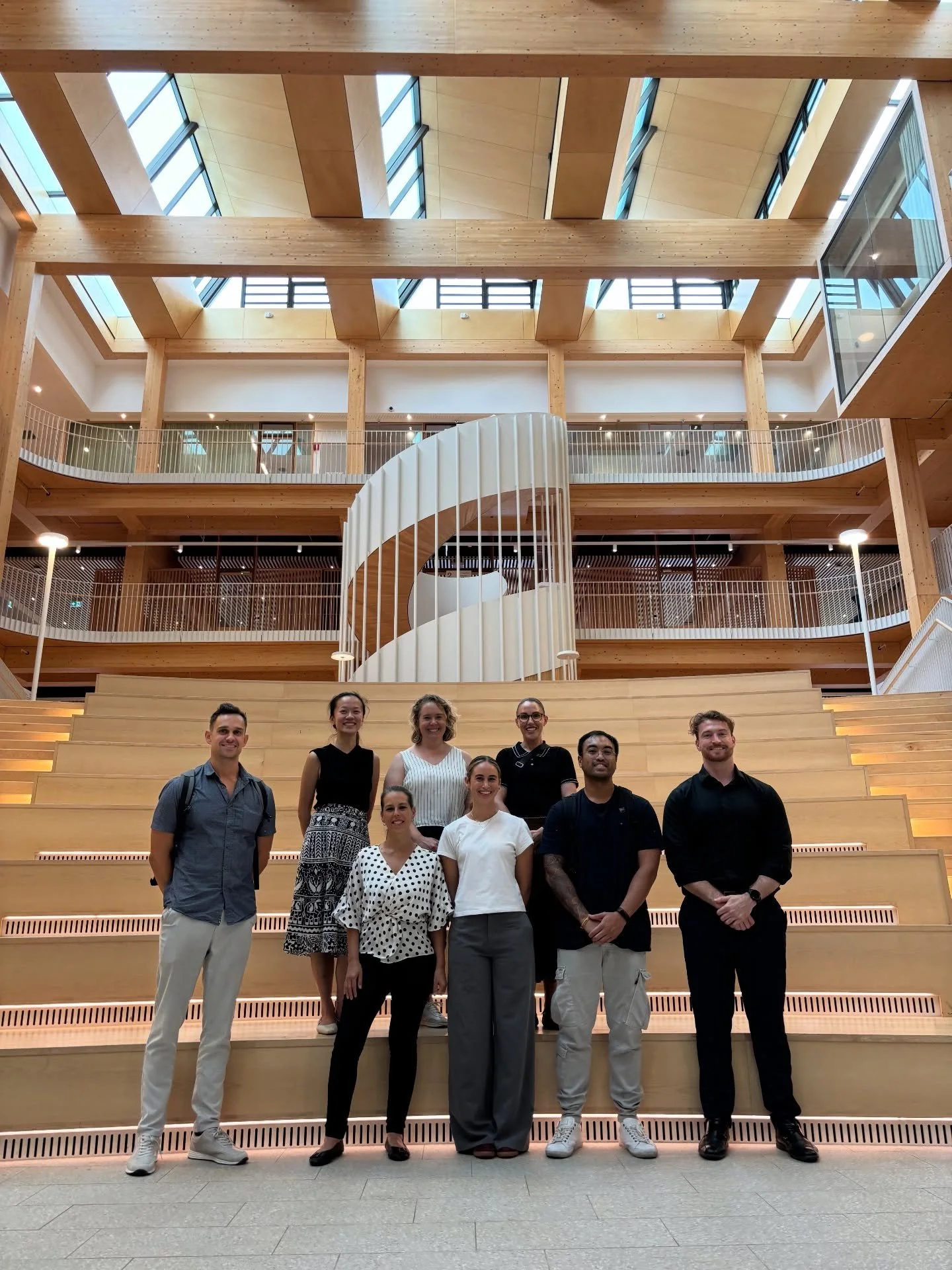 The WTSD Team visited the Michael Kirby Building with @theca_timber last week, exploring innovative mass timber construction in action! 

It was great to see firsthand how thoughtful material choices can shape the built environment and help reduce em