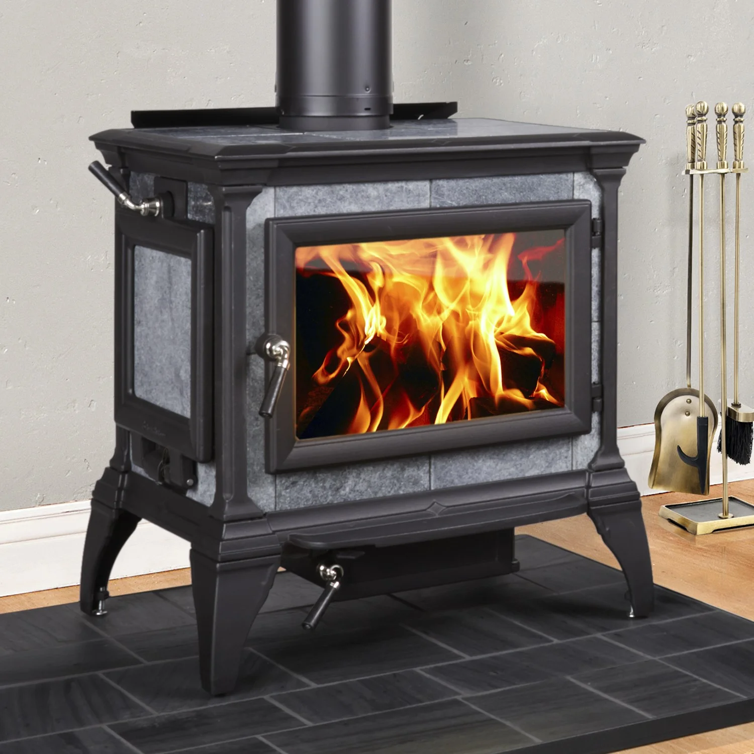 Heritage Soapstone Wood Stove — Fleet-Plummer