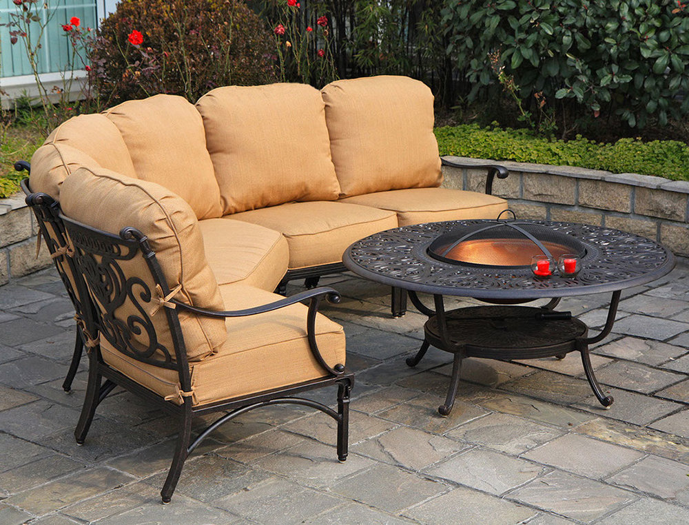 Hanamint Fire Pit Tables Wood, Tuscany Fire Pit