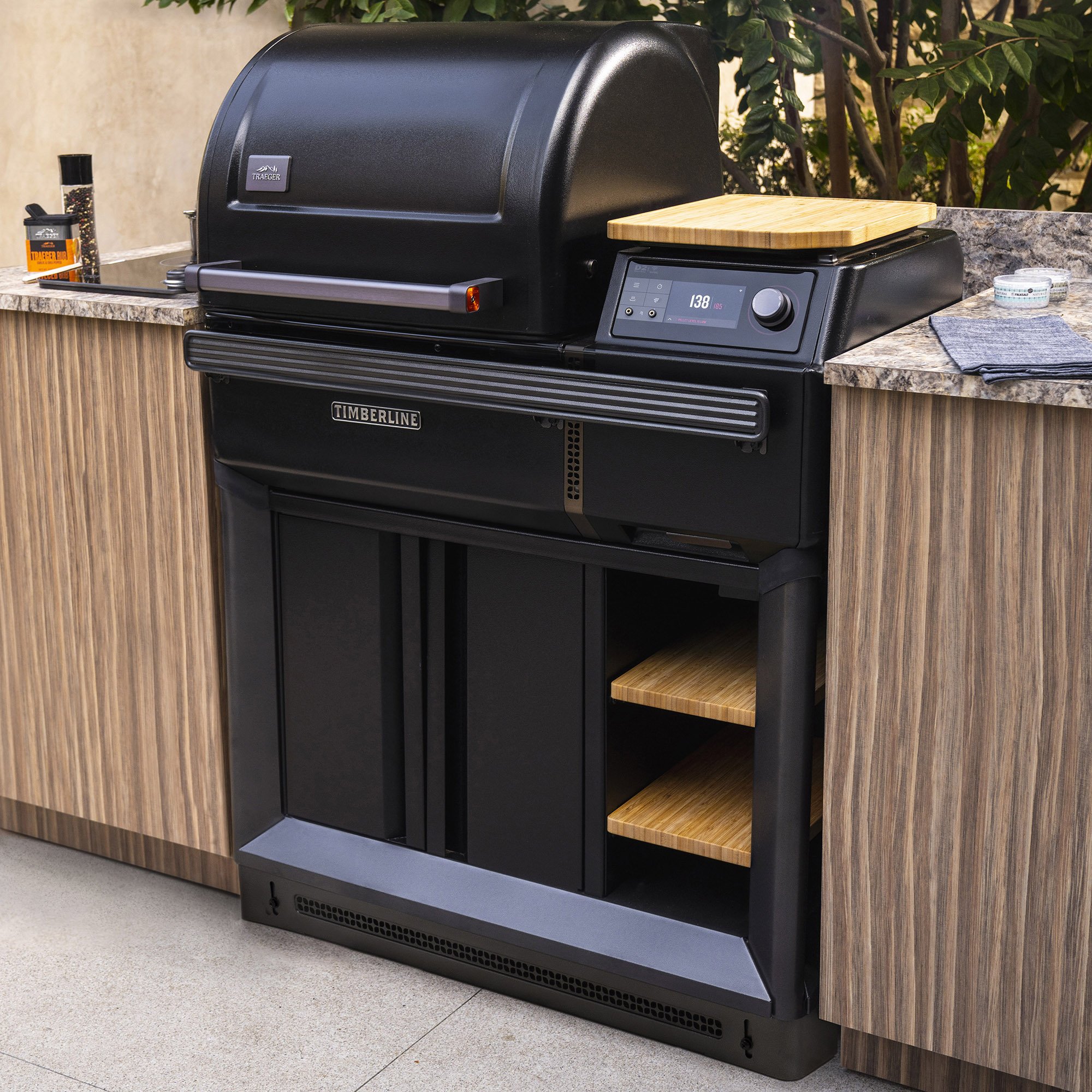 Outdoor Kitchen with Traeger Timberline