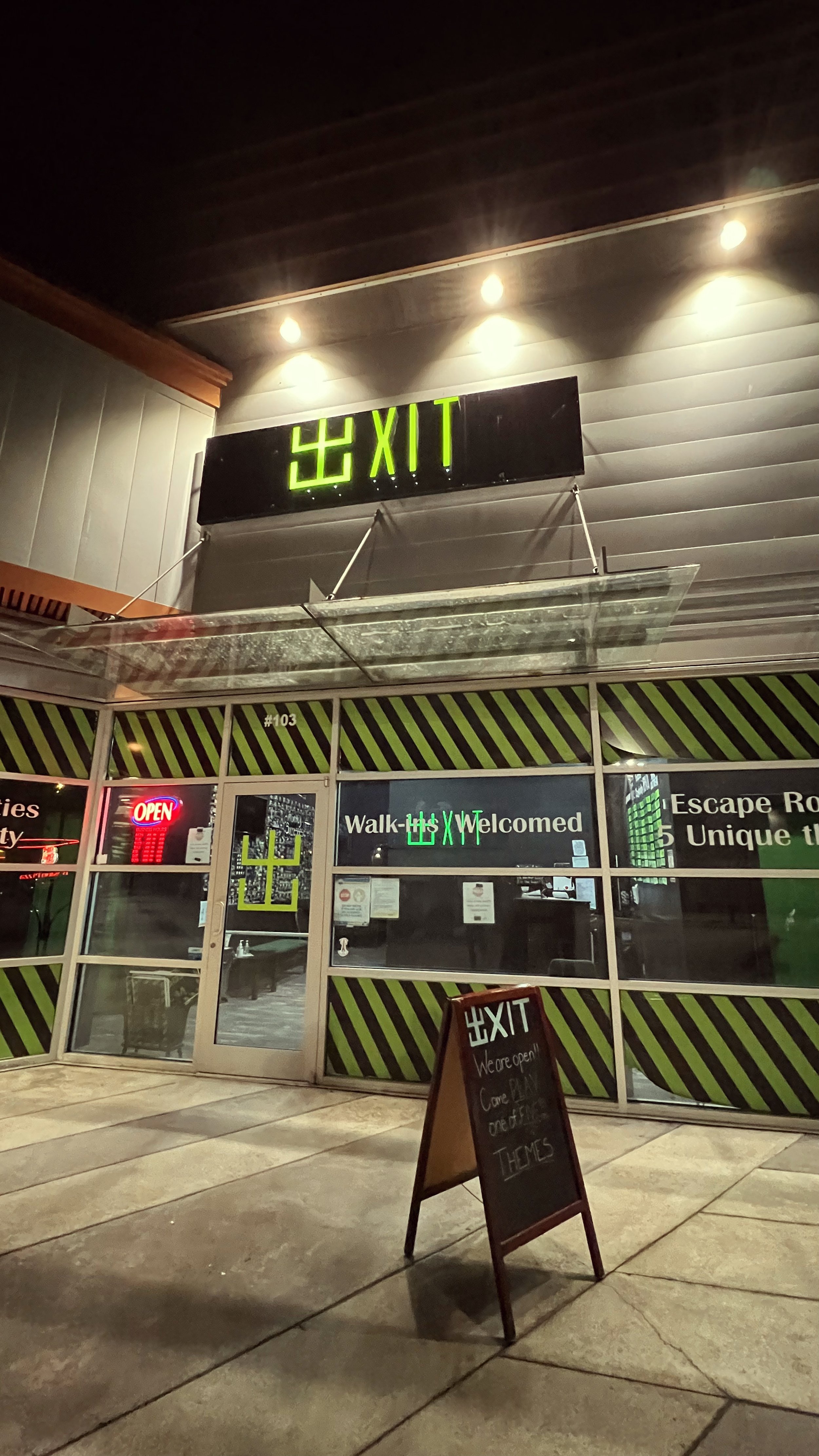 Front entrance of Exit Escape Room