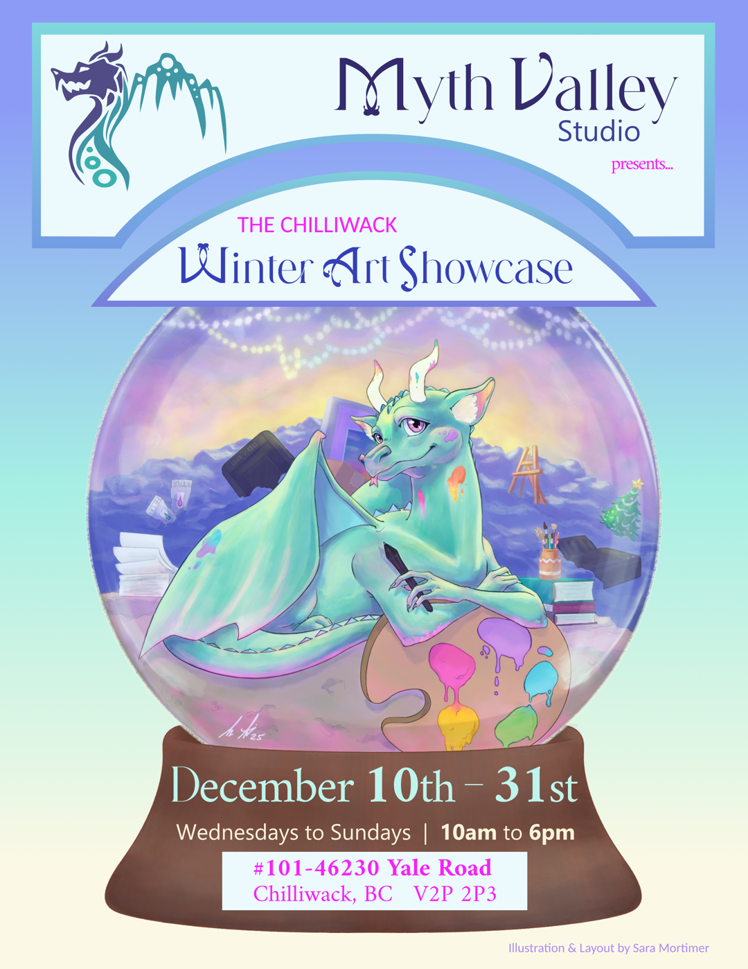 Christmas Winter Art Showcase