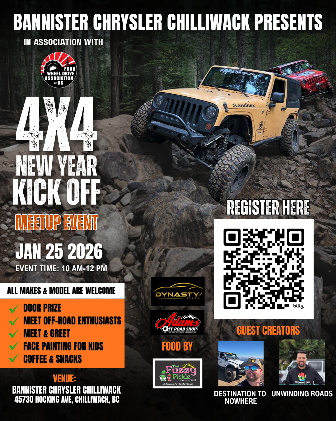 4x4 New Year Kick-Off Bannister Chrysler