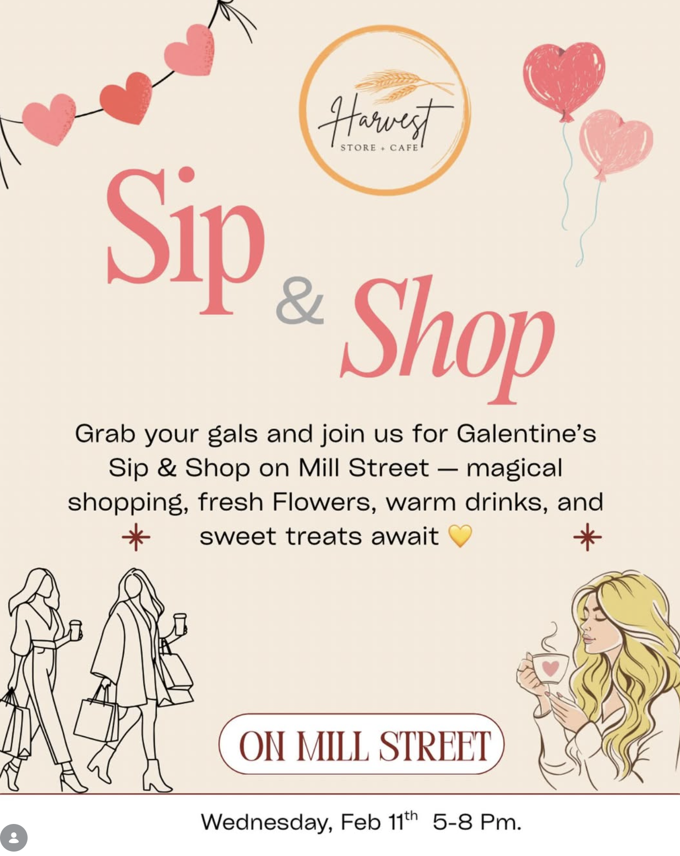 Galentine's Sip & Shop