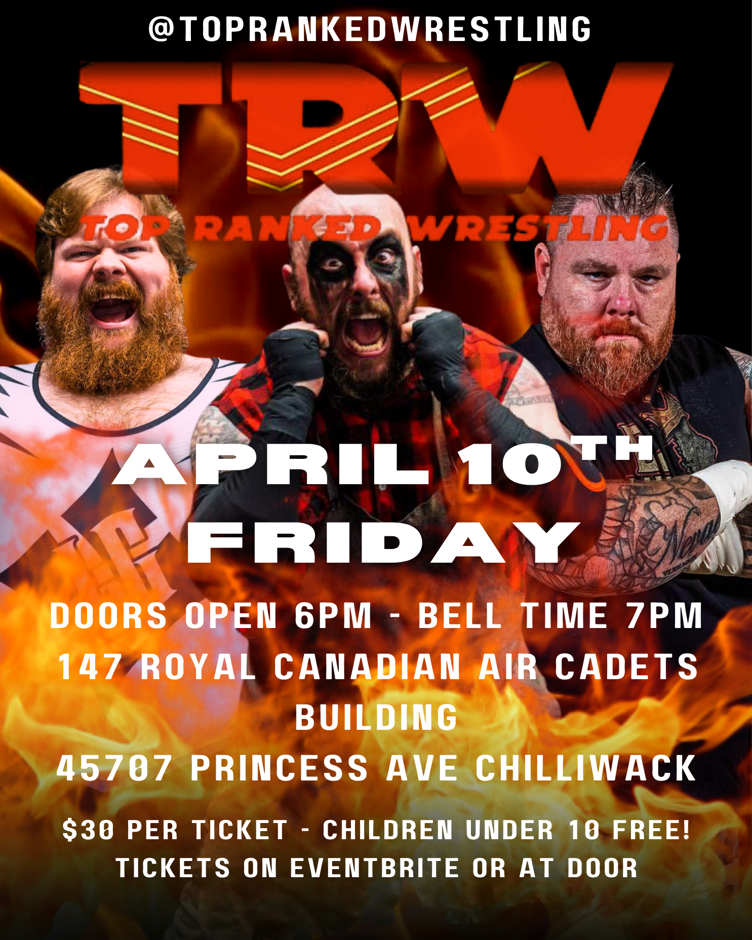 Top Ranked Wrestling - April Show