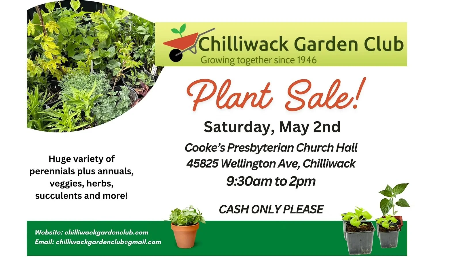 Chilliwack Garden Club Plant Sale 2026