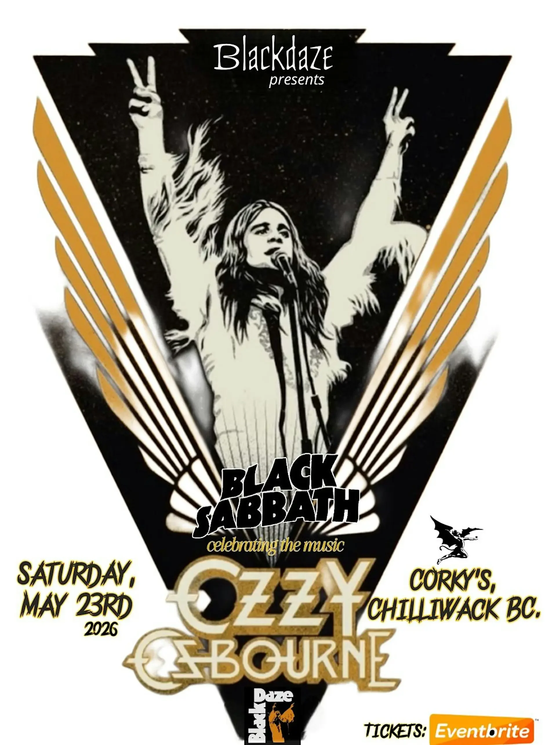 Ozzy Tribute Blackdaze at Corky’s Pub
