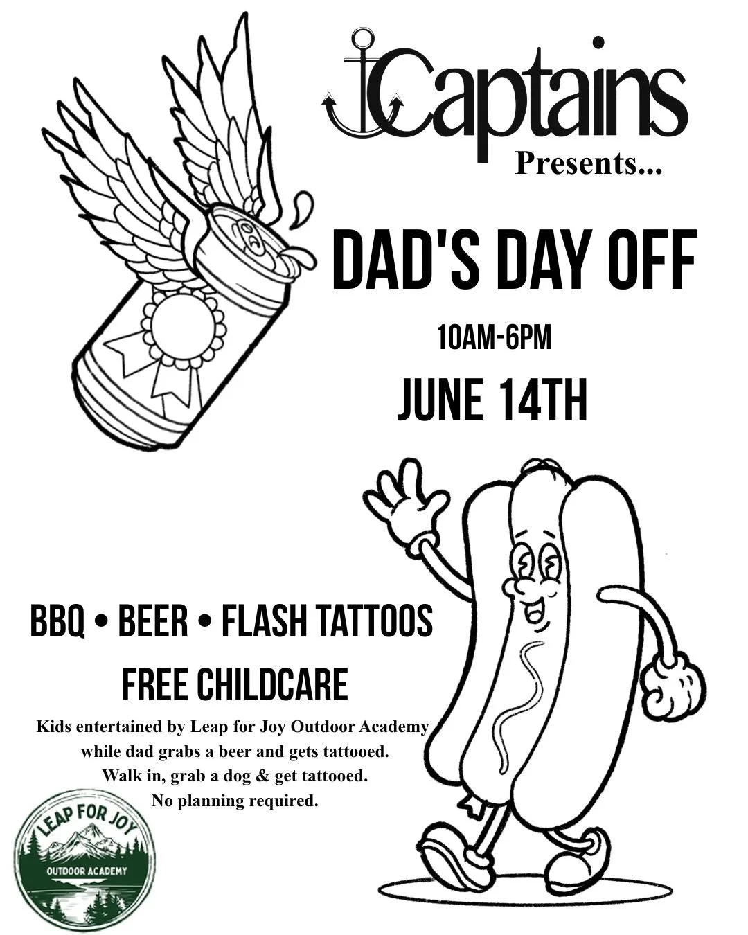 Dads Day Off - Captain's Tattoo