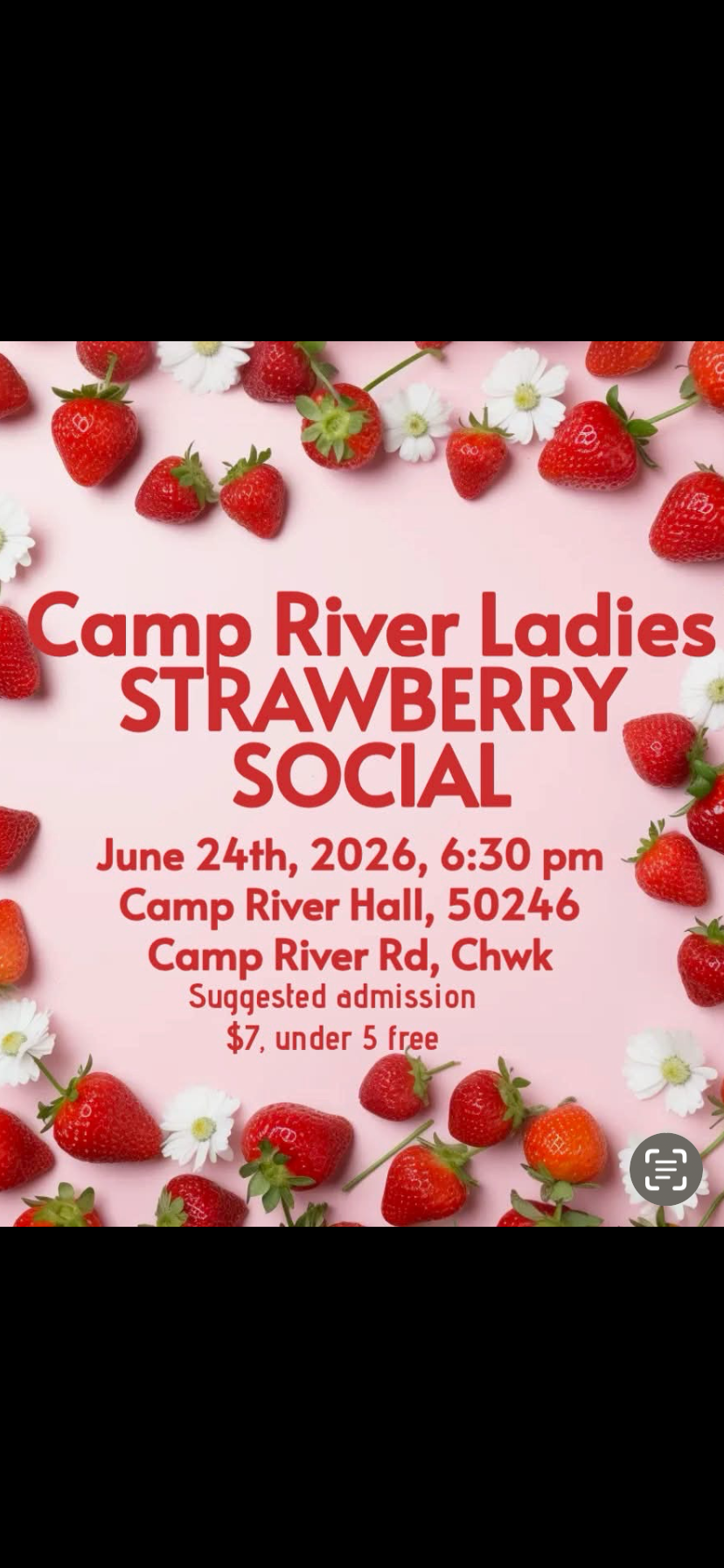 Camp River Ladies Strawberry Social
