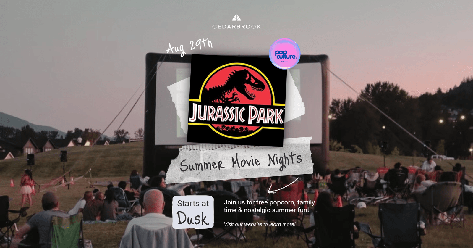 Movie Night at Cedarbrook August