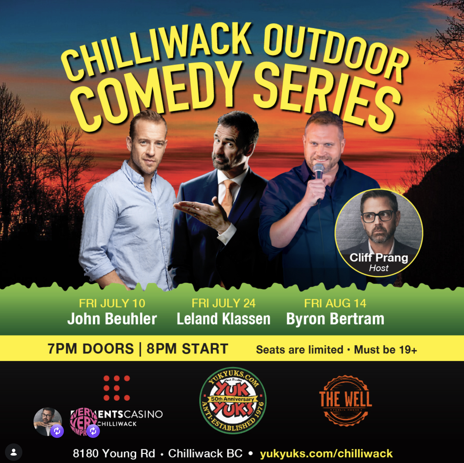 Chilliwack Outdoor Comedy Series (July 24)