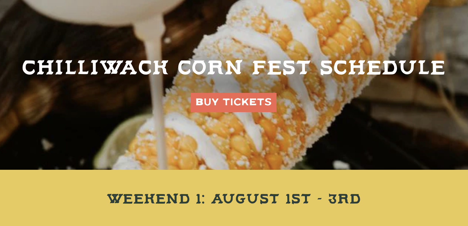 Chilliwack Corn Festival 2026 Day 1