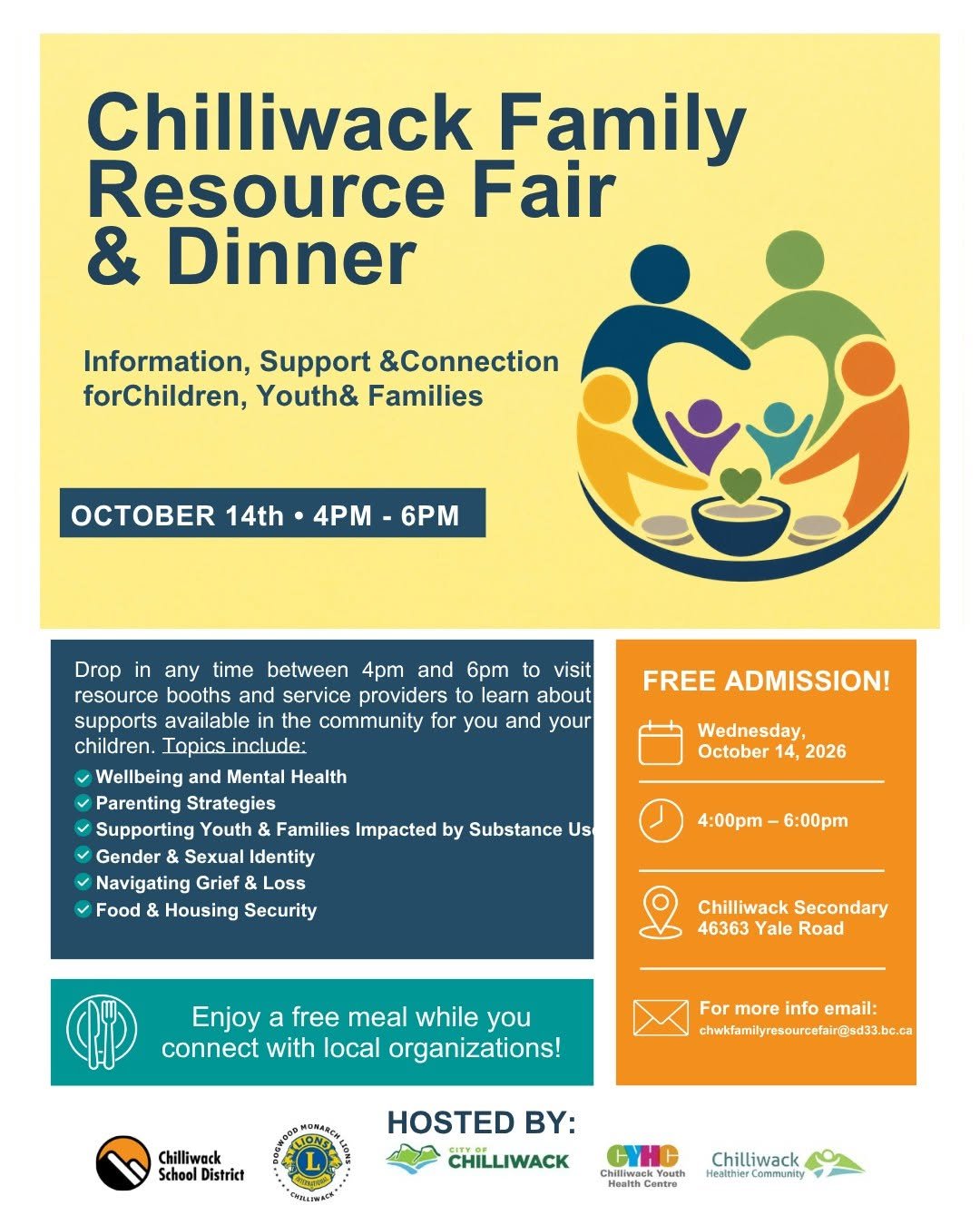 Chilliwack Family Resource Fair &amp; Dinner