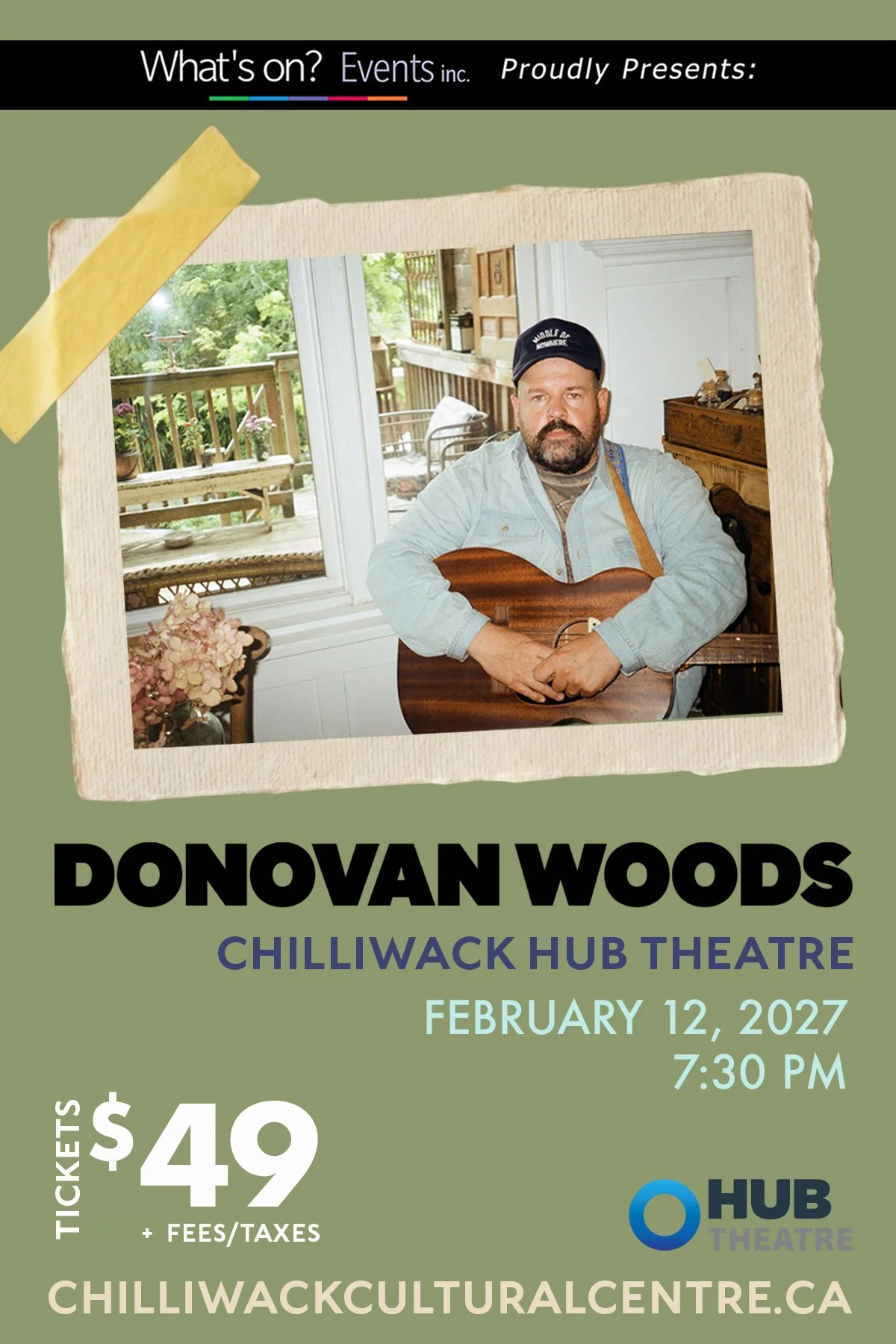 Donovan Woods - Chilliwack Cultural Centre