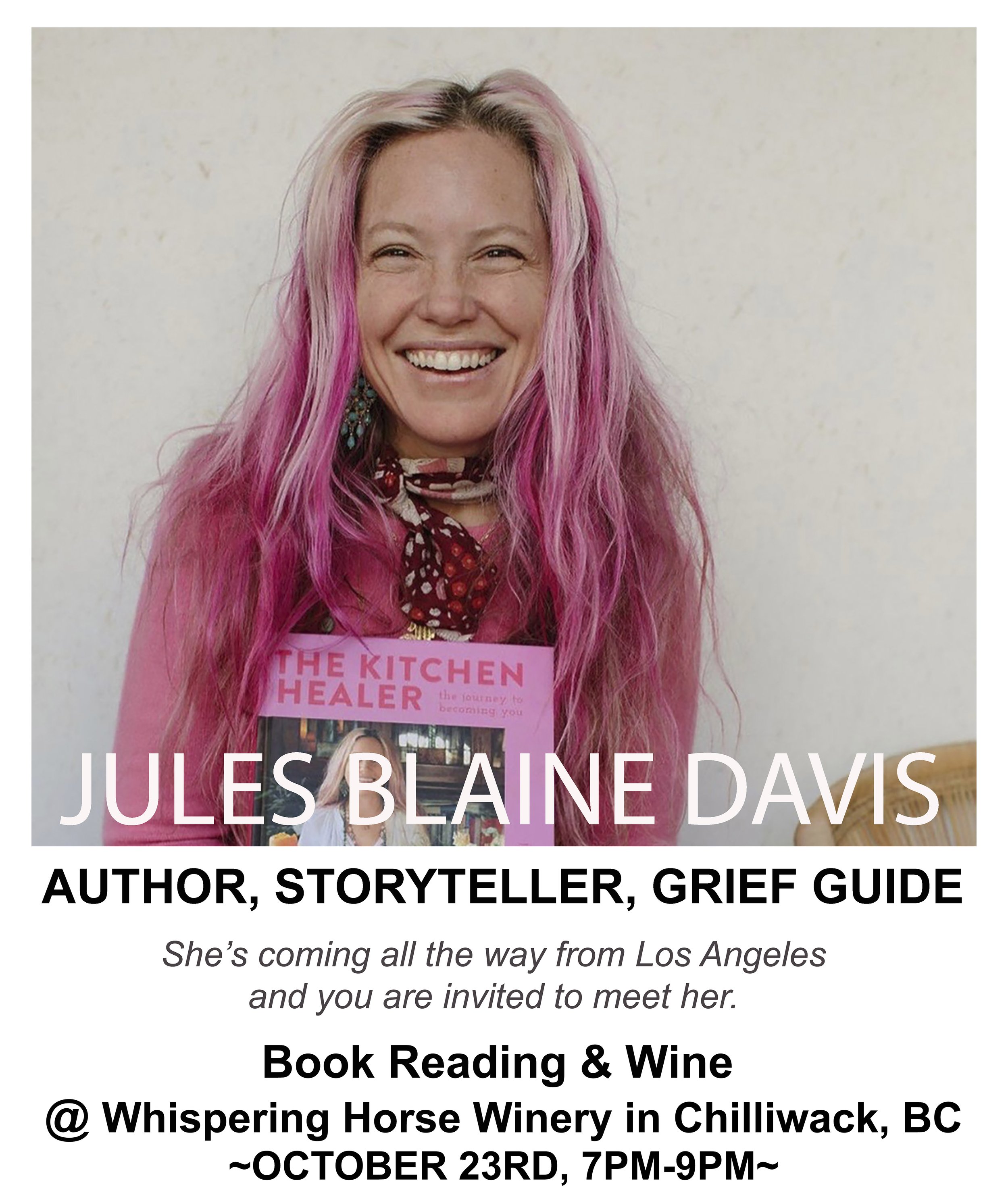 An Evening With Jules Blaine Davis - Whispering Horse Winery