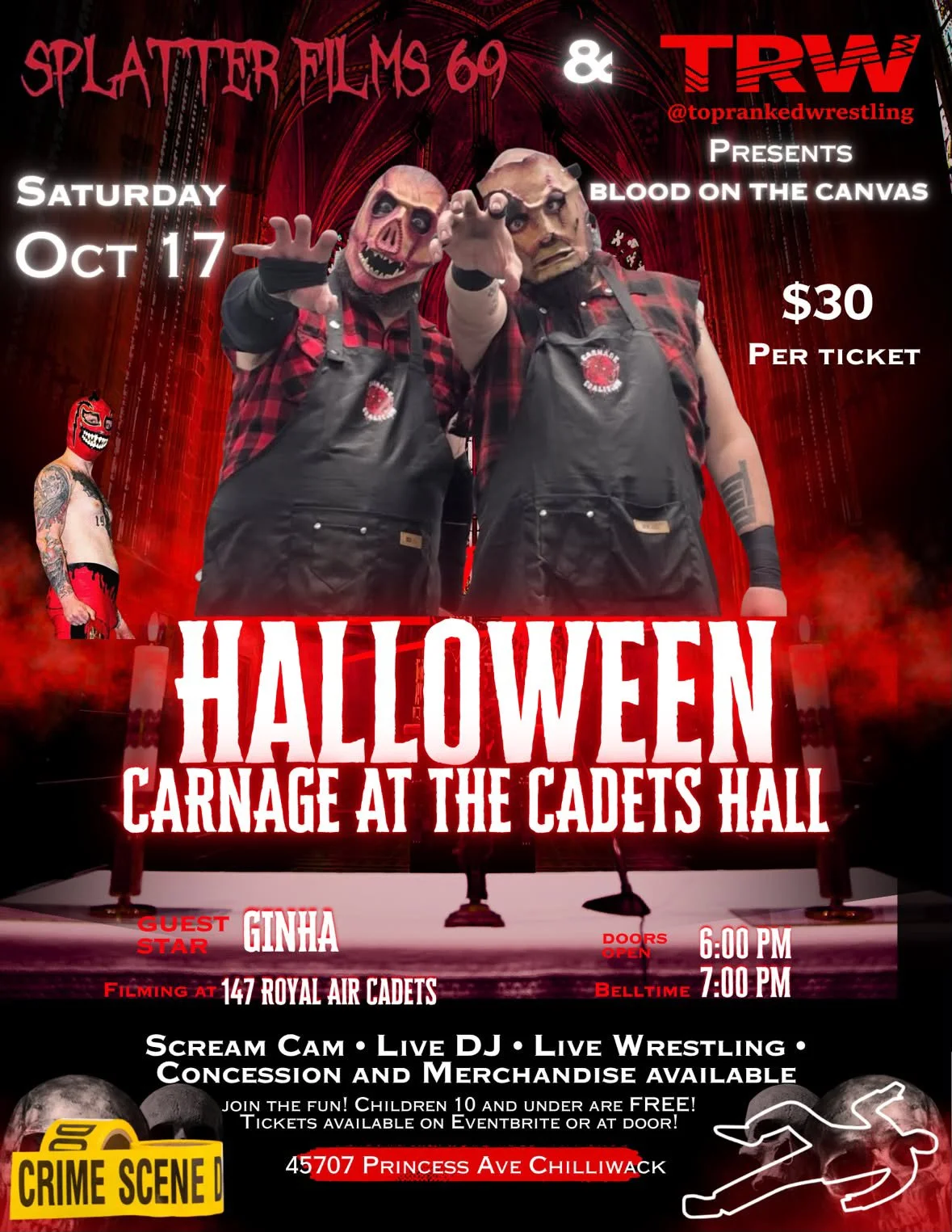 Halloween Inspired Professional Wrestling