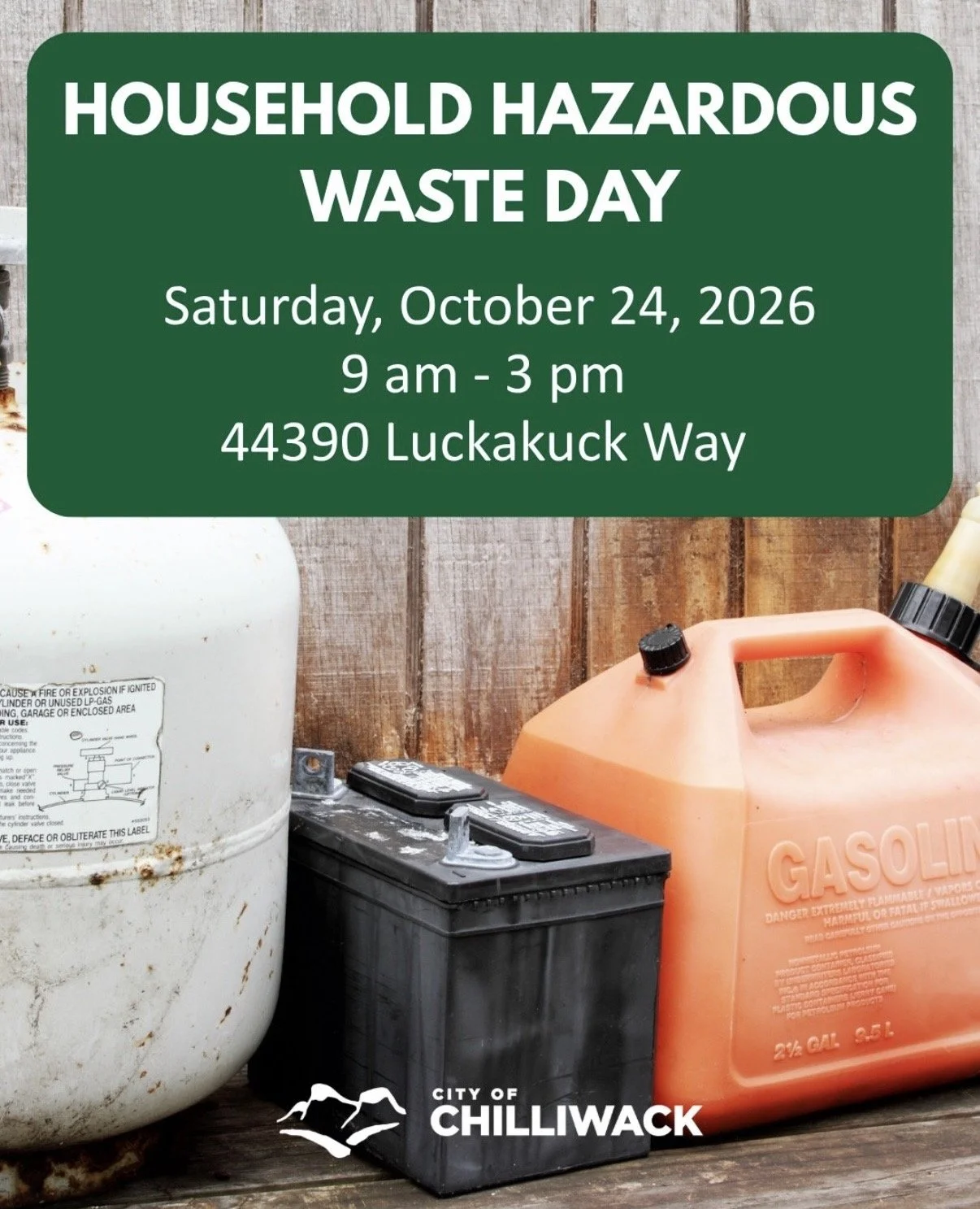 Household Hazardous Waste Day 2026