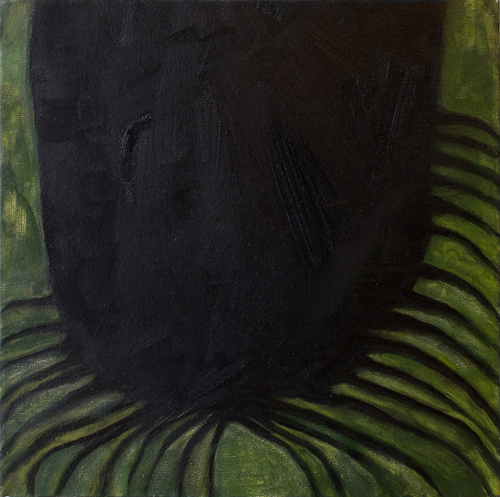  Untitled , 2014, Oil on canvas, 12 x 12 inches 