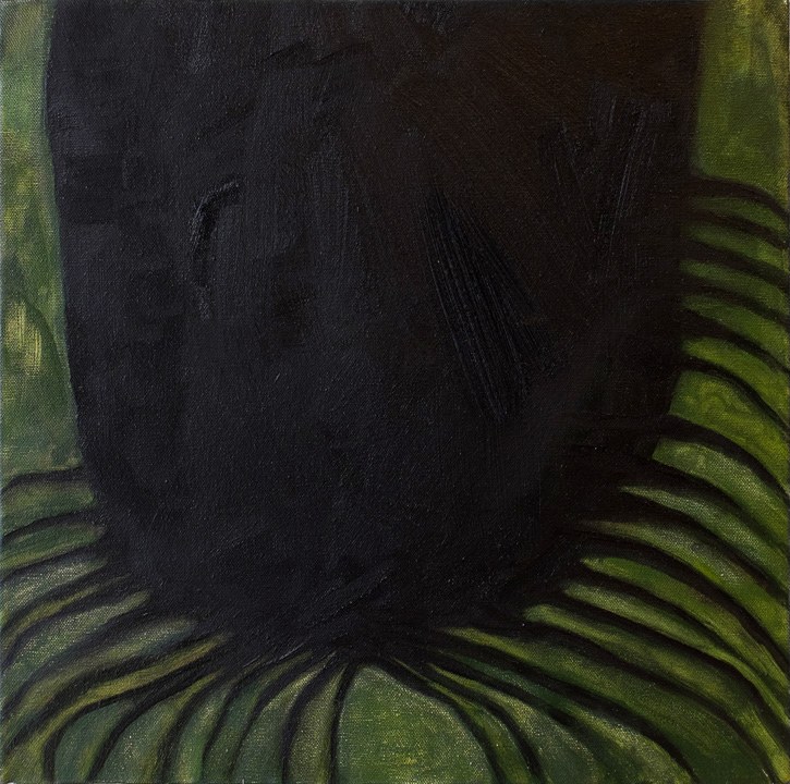   Untitled , oil on canvas, 2014, 12 x 12 inches 