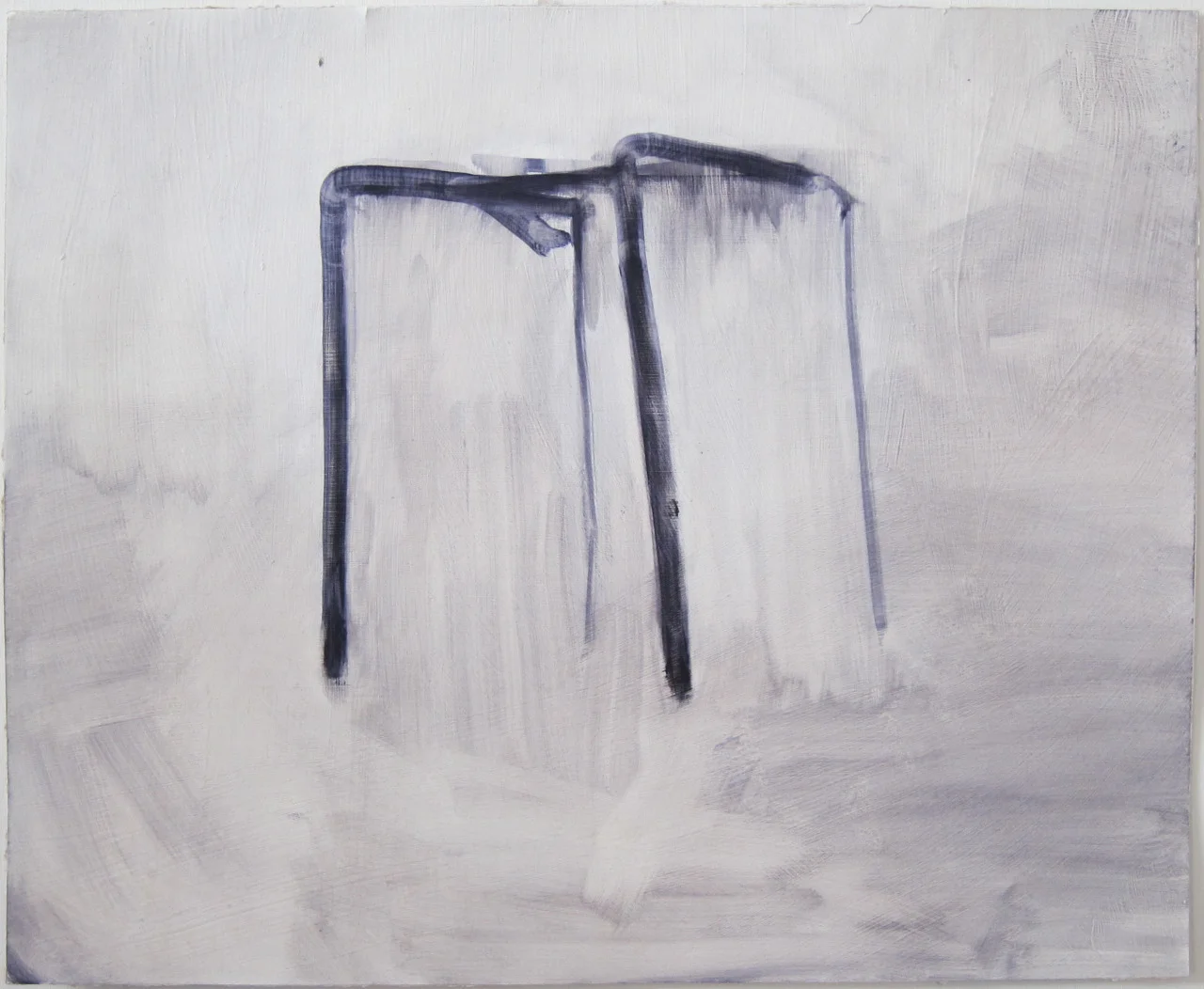Golf , 2014, oil on paper, 14 x 17.5 inches