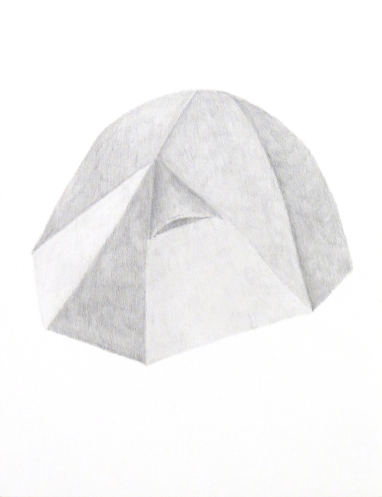  Tent (3), 2018, graphite on paper, 9 x 12 inches 