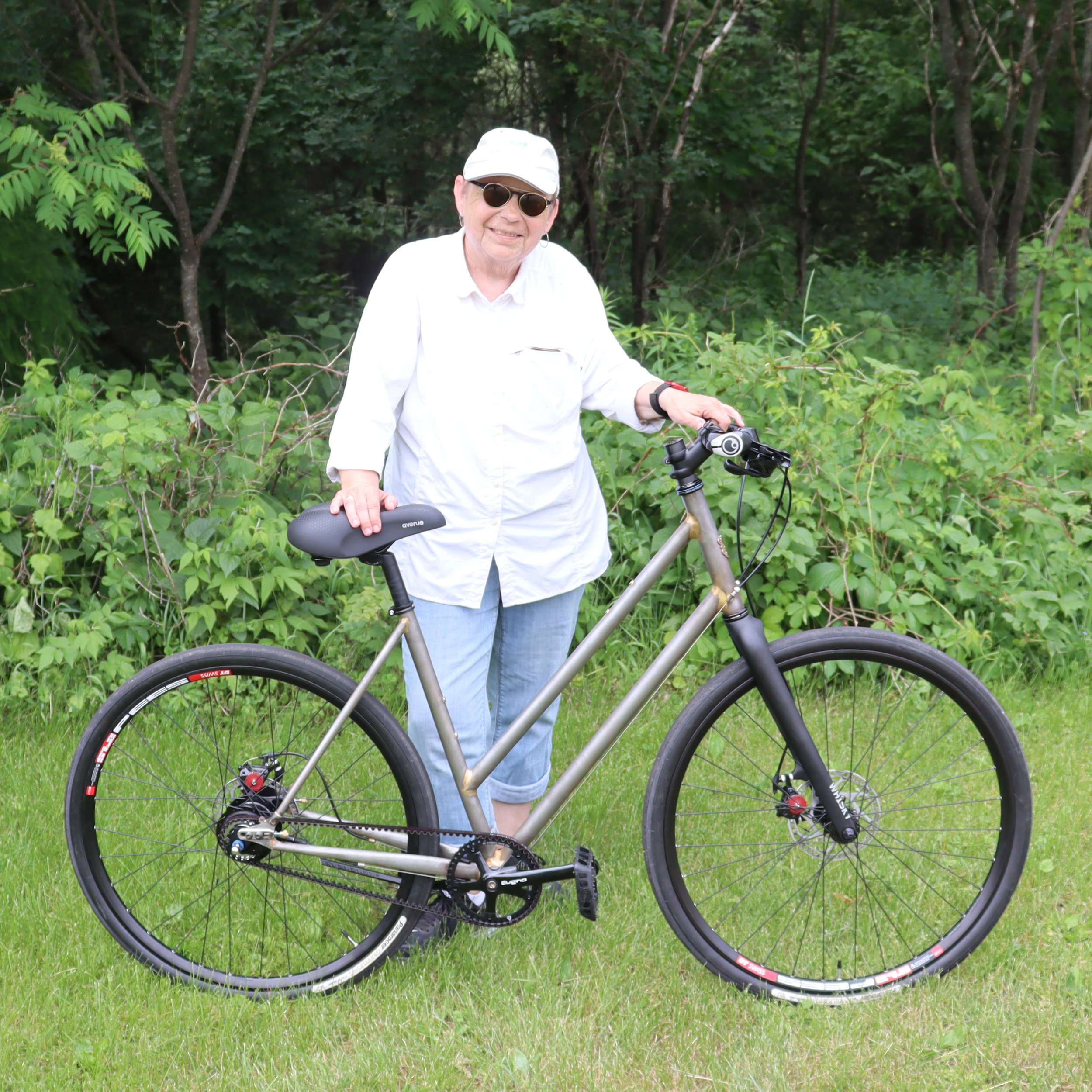  Debbie after her first test ride. “6 mile neighborhood ride this morning. Did the hill ride that I haven’t done for years. Piece of cake! This bike is transformative.” 