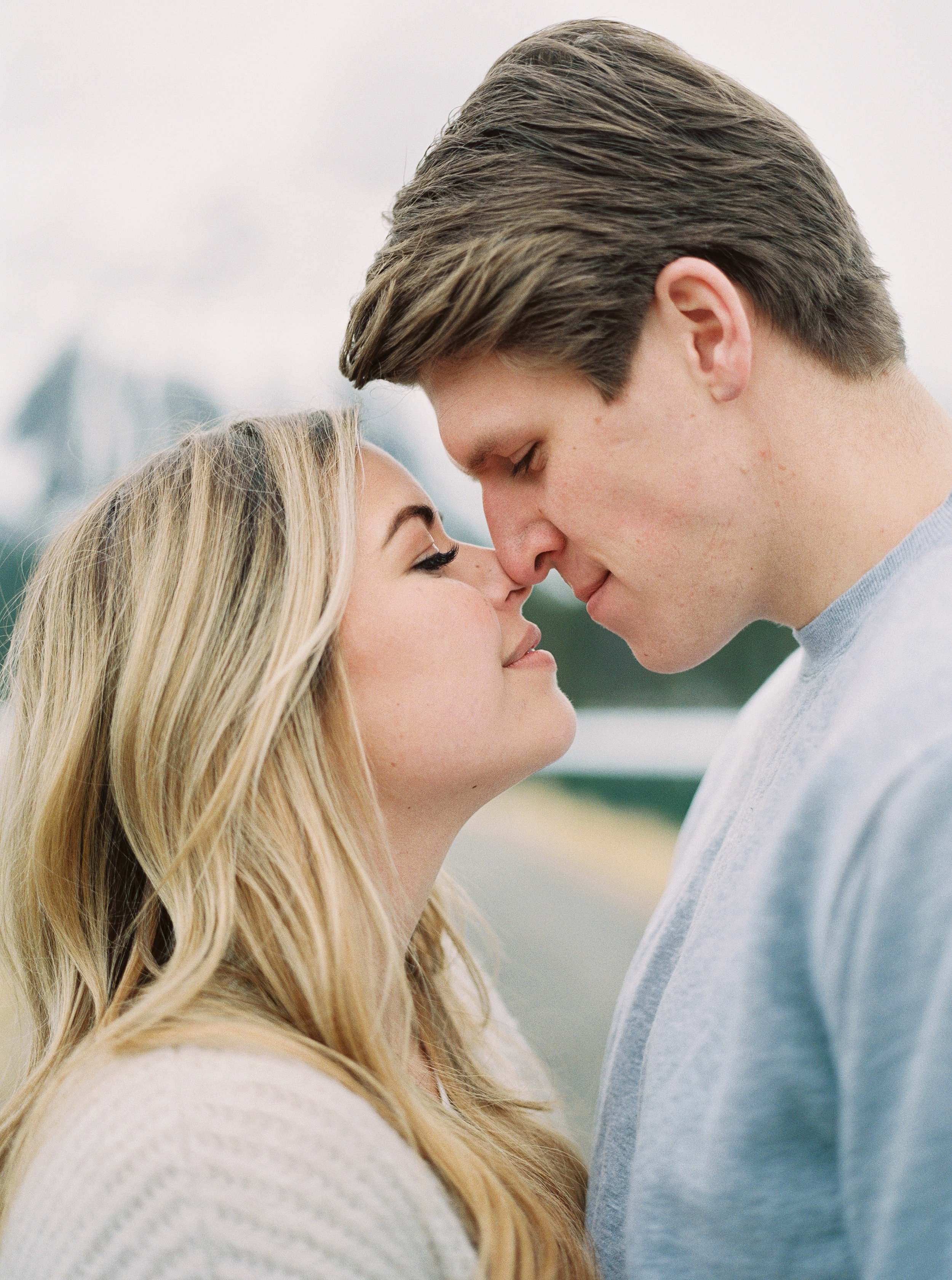 Calgary Mountain Top Engagement Session