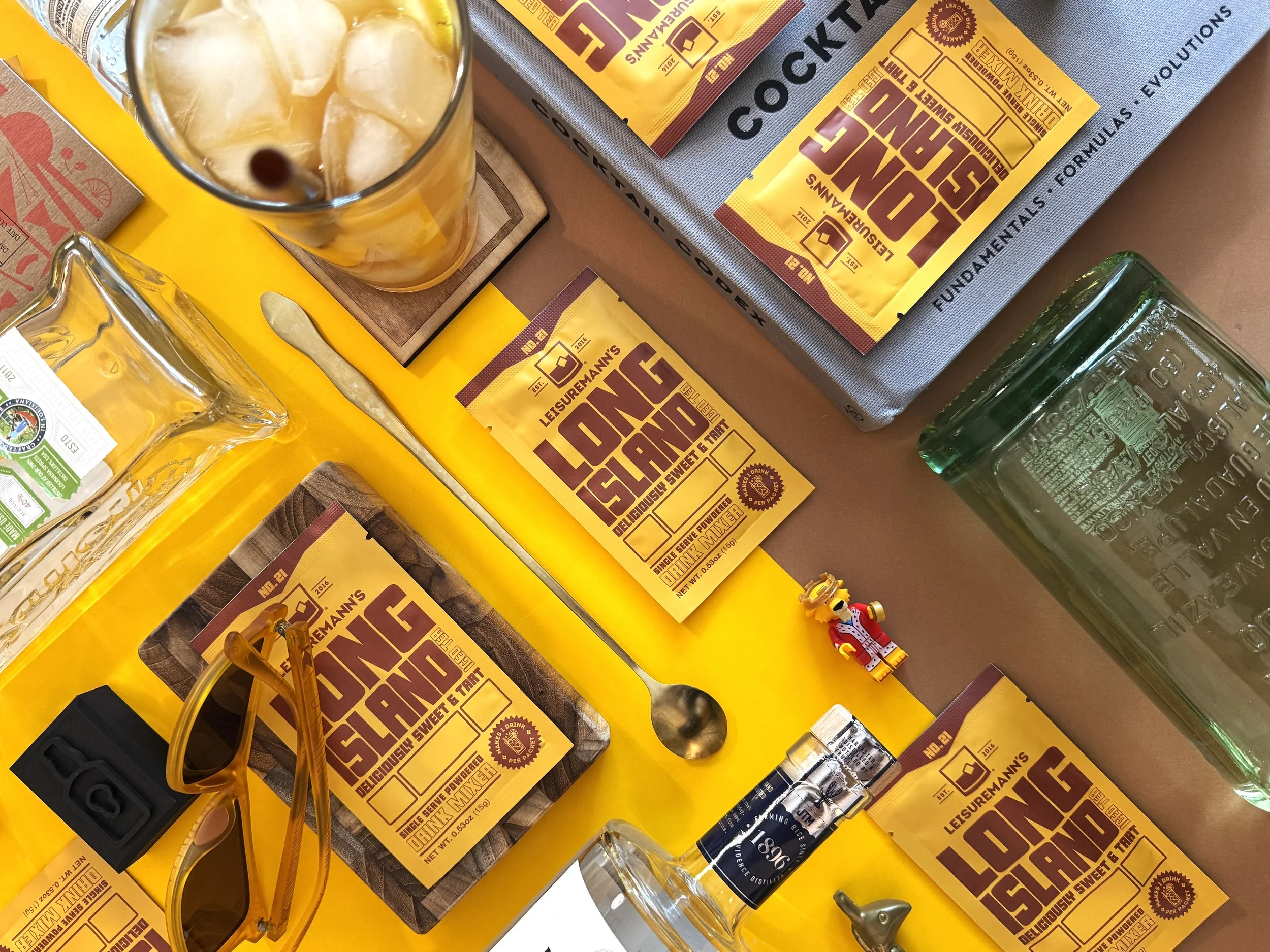 Leisuremann's Powdered Long Island Iced Tea Mixer perfect for a cocktail or mocktail. easy to mix and goes anywhere.