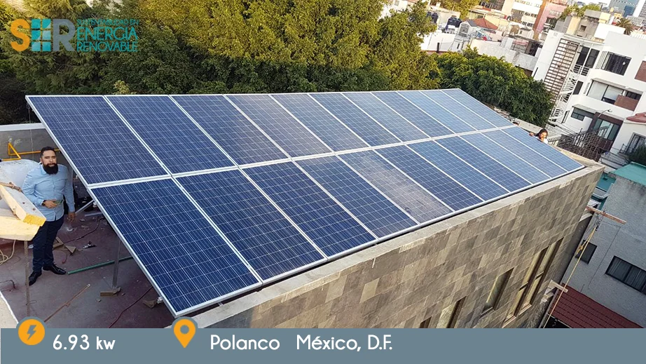 Sistema de 6.93 kw de potencia en  Polanco D.F..JPG