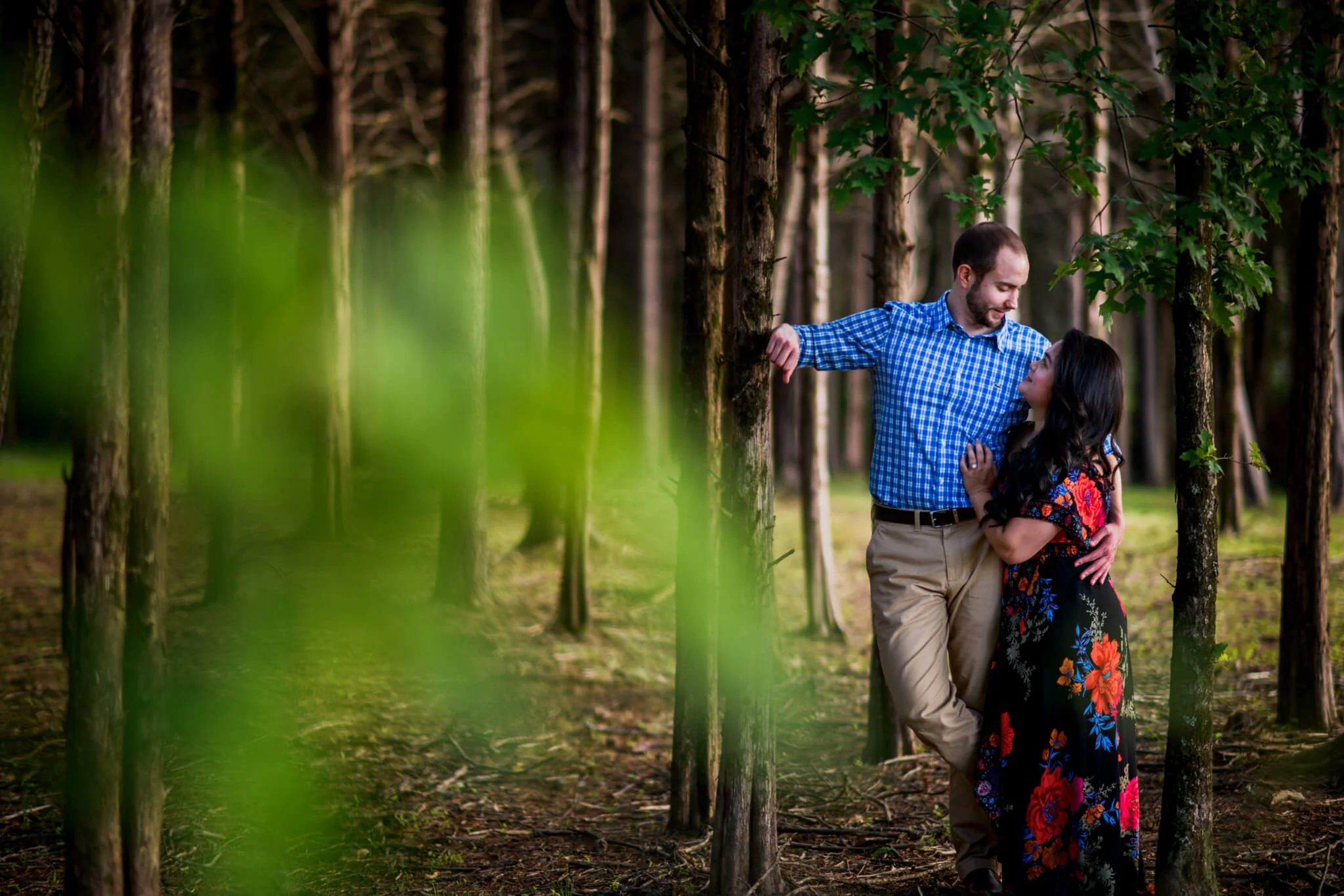 Lhynette Sean Bull Run Winery Manassas VA Engagement-149.jpg