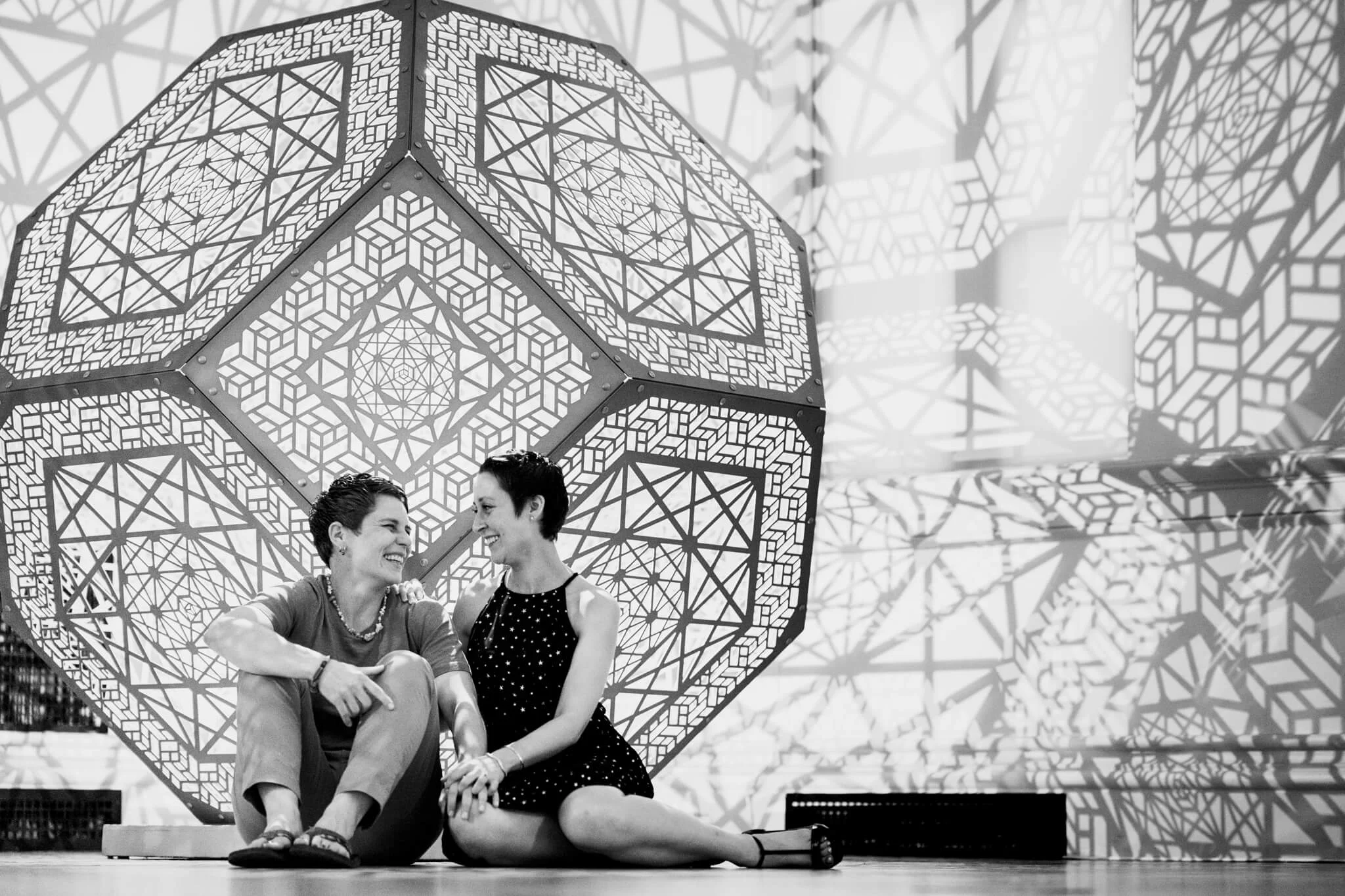 Monique Kelli Washington DC Engagement Renwick Gallery Burning Man Blagden Alley Love La Colombe Coffee-006.jpg