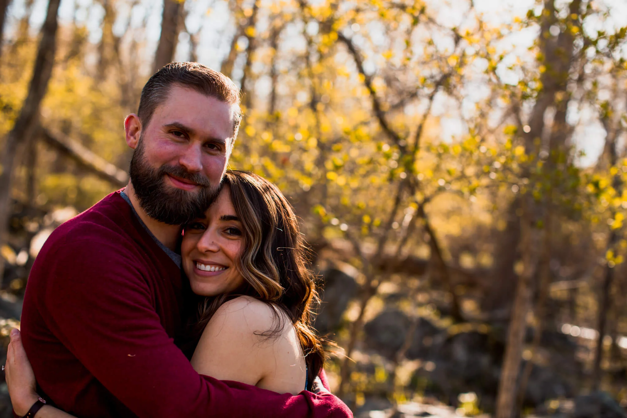 Lisa Jonathan Great Falls Park Virginia Engagement-141.jpg
