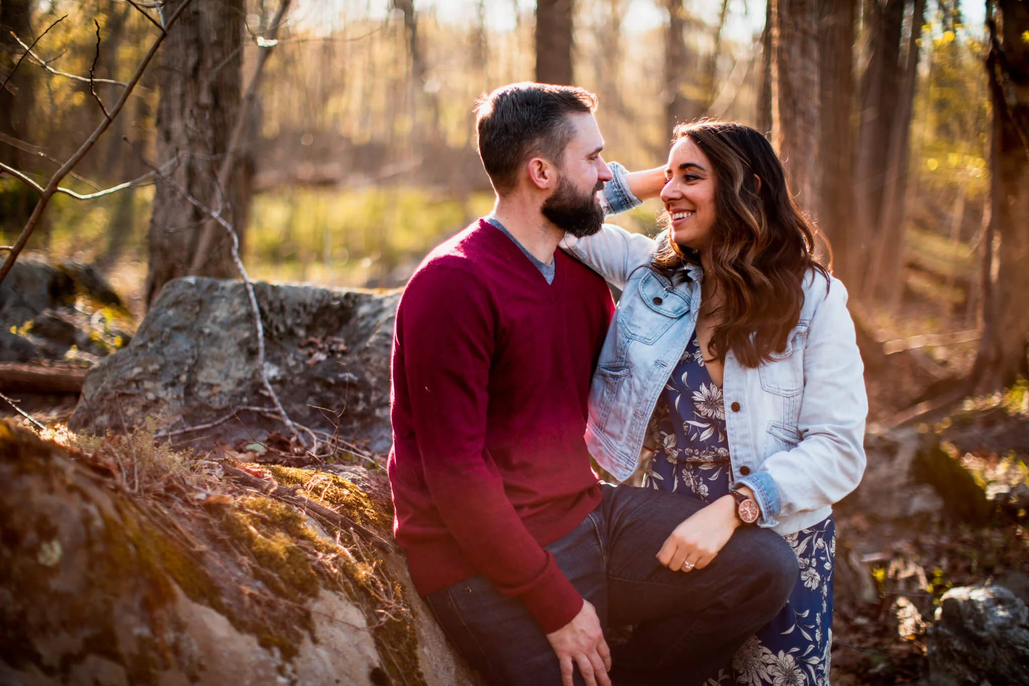 Lisa Jonathan Great Falls Park Virginia Engagement-205.jpg