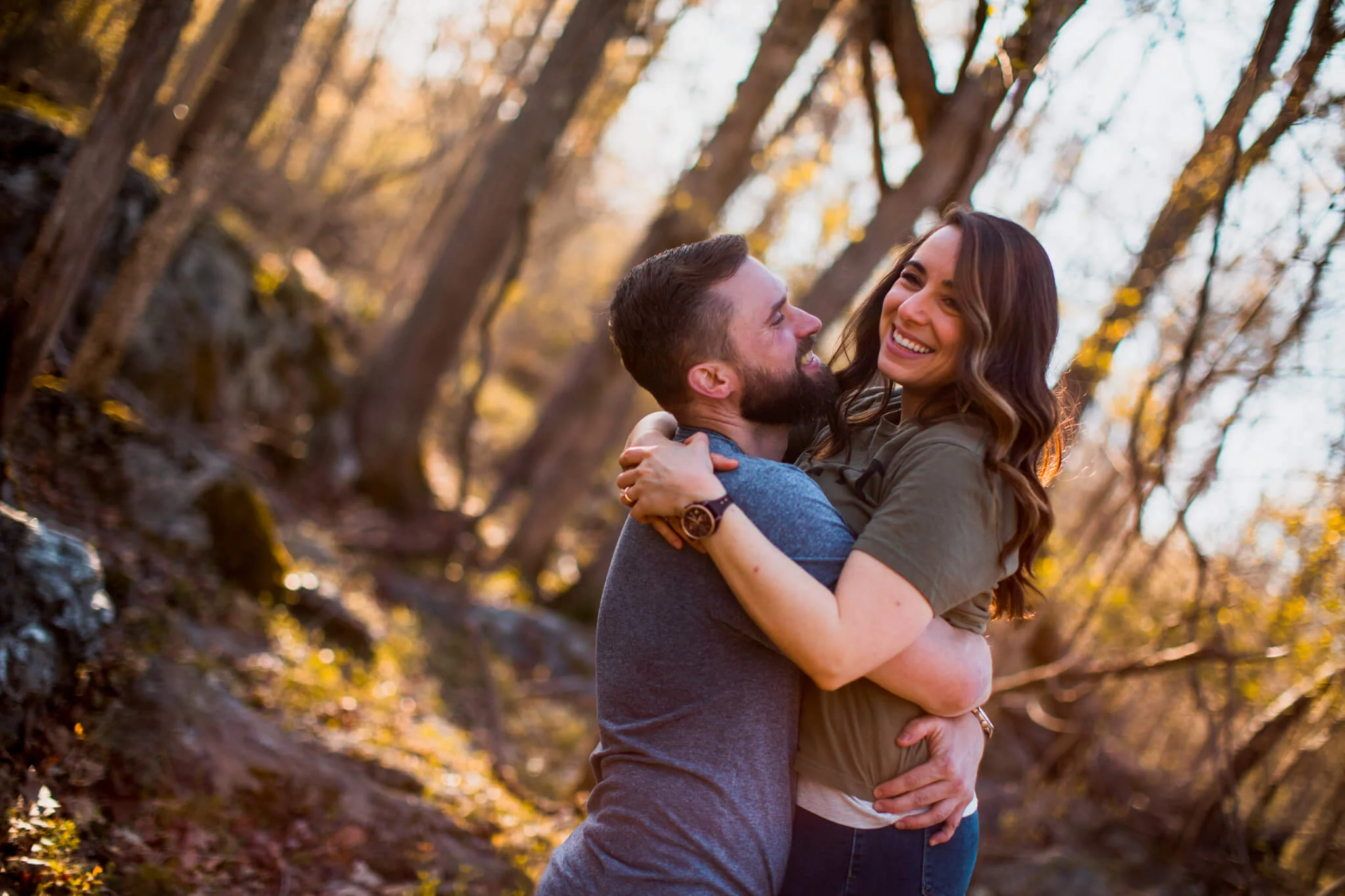 Lisa Jonathan Great Falls Park Virginia Engagement-239.jpg