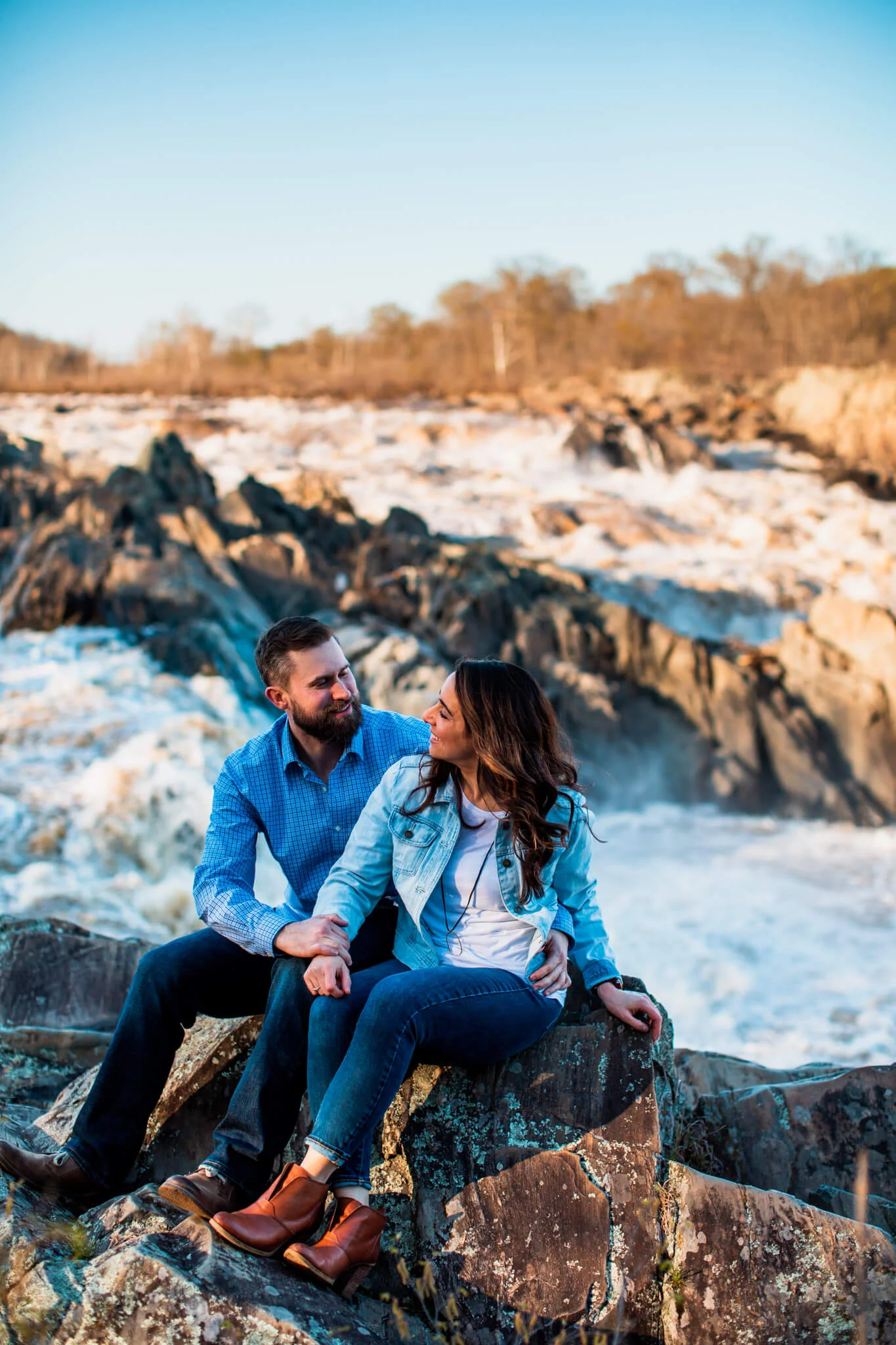 Lisa Jonathan Great Falls Park Virginia Engagement-264.jpg