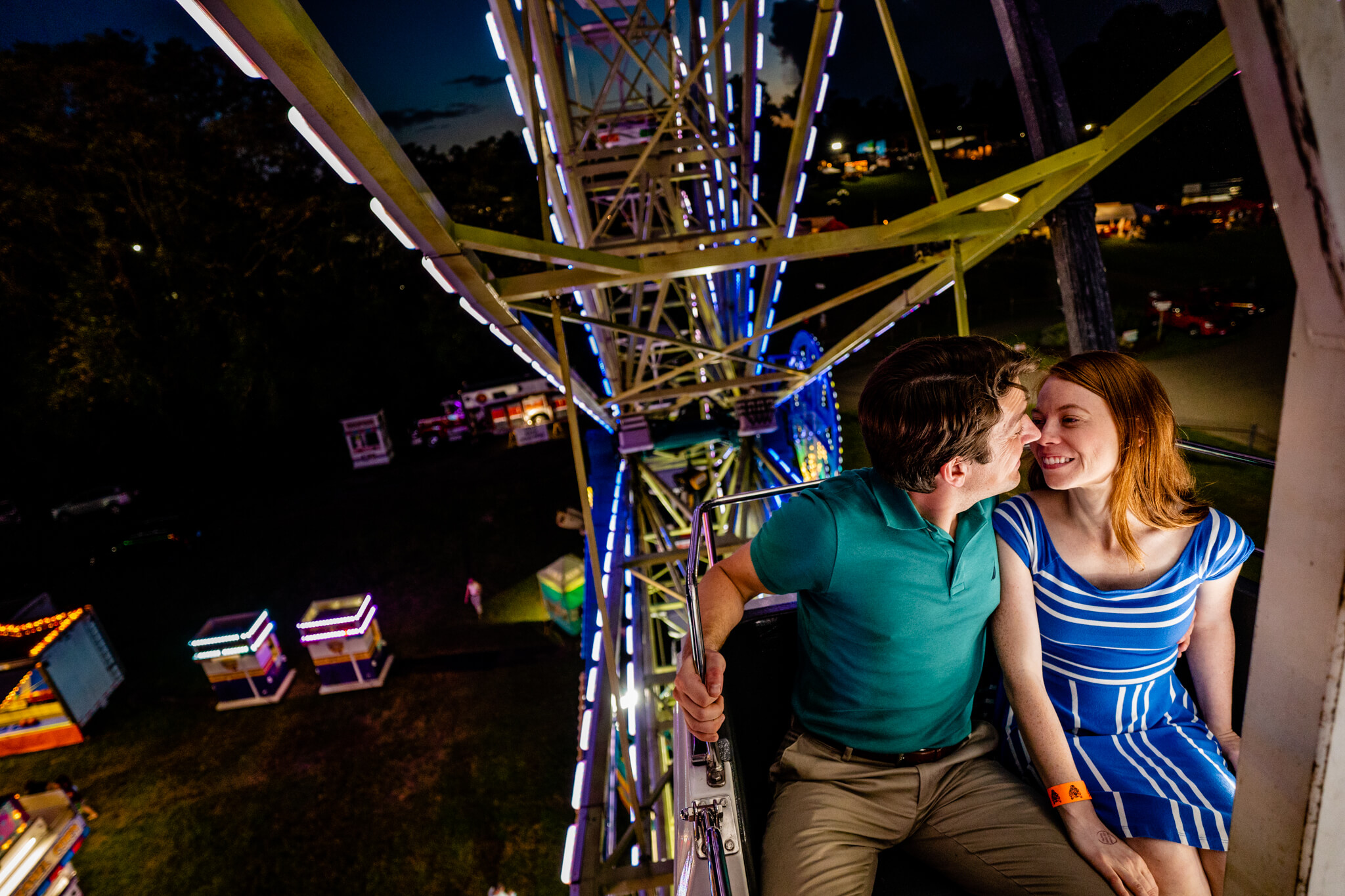 Kelsey Nathan Anne Arundel County Fair Engagement Engaged Ferris Wheel Scrambler Ping Pong Balloon Grease Lightning-9.jpg