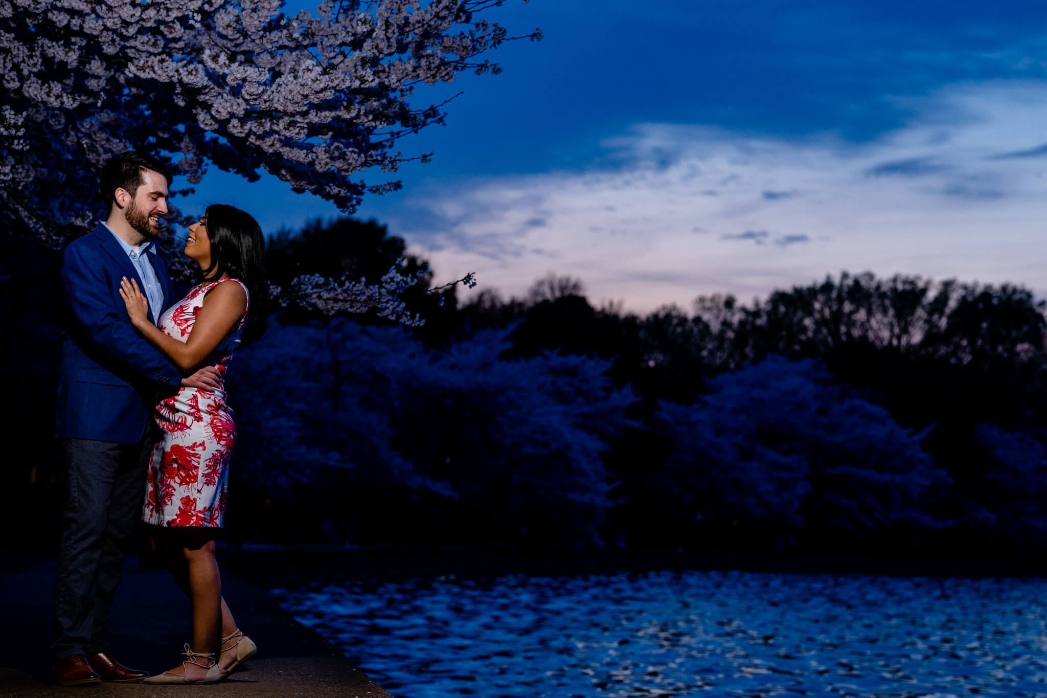 Danielle Michael DC Cherry Blossom Engagement Tidal Basin Washington Monument Engaged NYE Wedding Inspiration-2.jpg