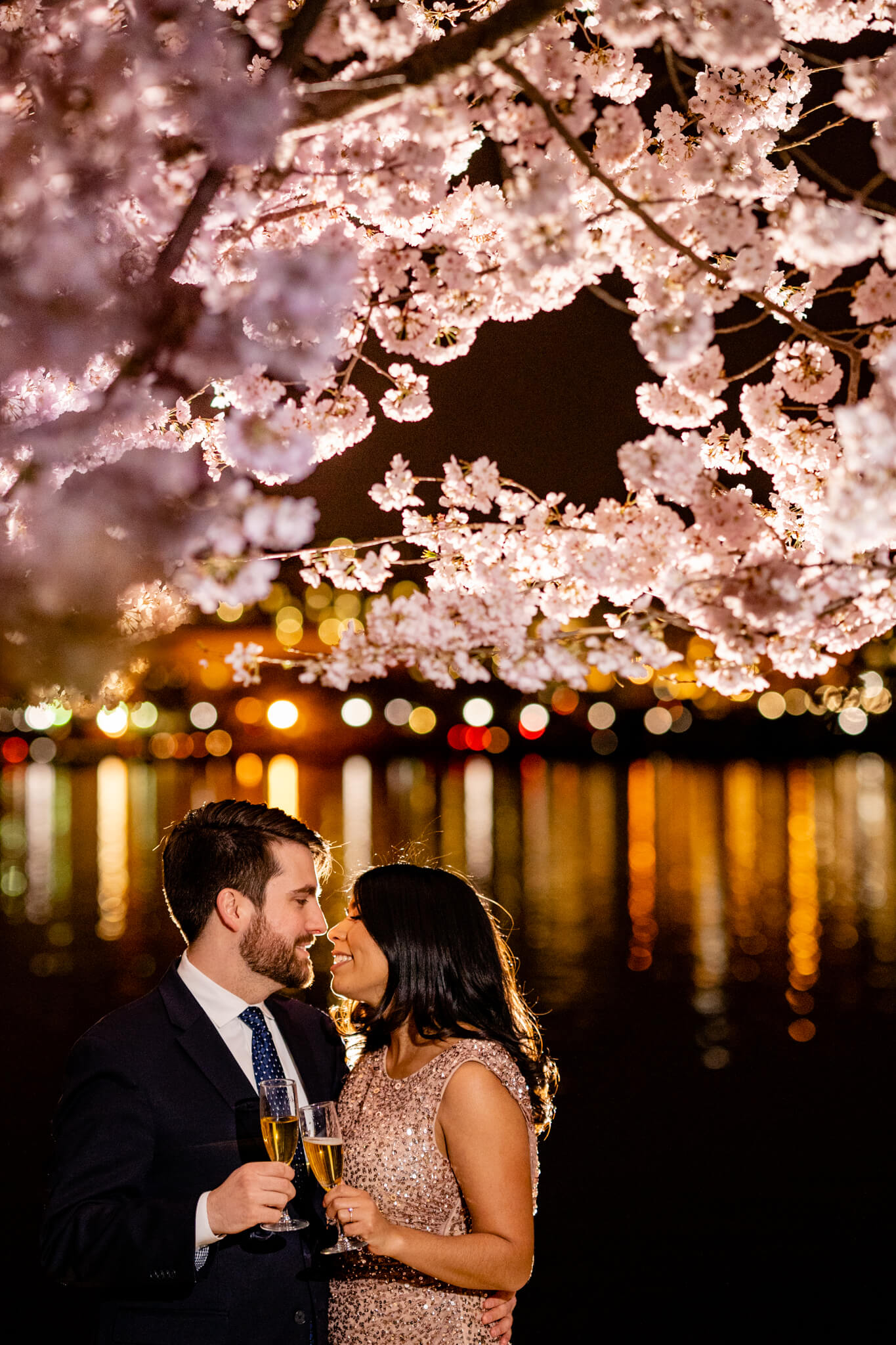 Danielle Michael DC Cherry Blossom Engagement Tidal Basin Washington Monument Engaged NYE Wedding Inspiration-10.jpg