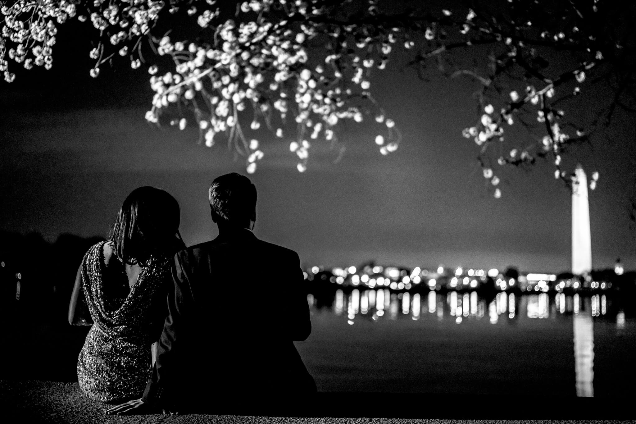 Danielle Michael DC Cherry Blossom Engagement Tidal Basin Washington Monument Engaged NYE Wedding Inspiration-11.jpg