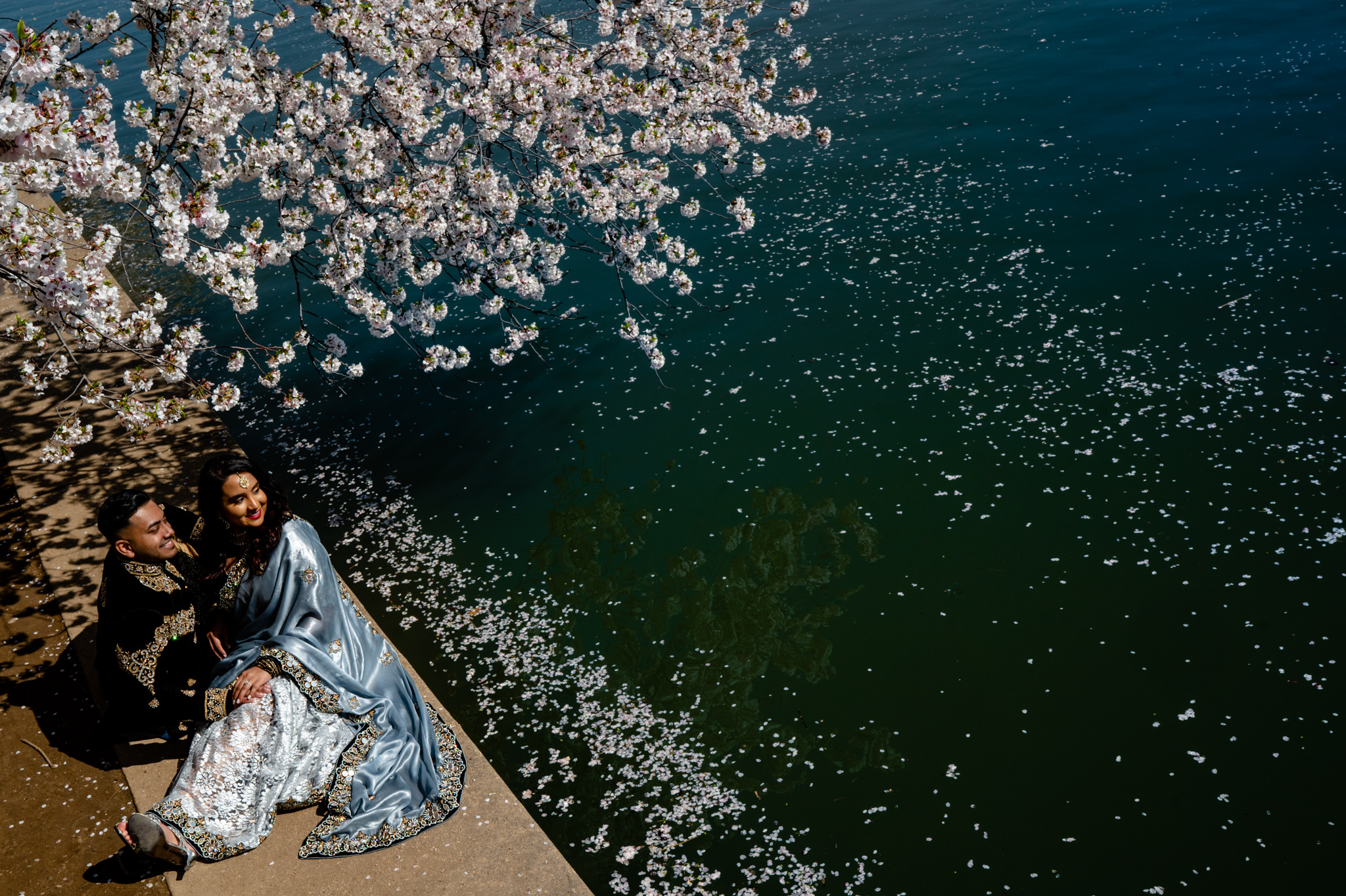 Cherry Blossom Festival Engagement Session Washington DC Tidal Basin Spring Portrait Session Photography by Bee Two Sweet-4.jpg