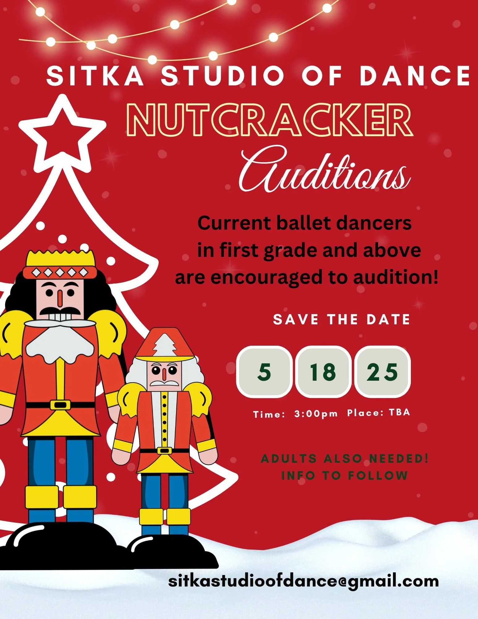 Nutcracker Auditions