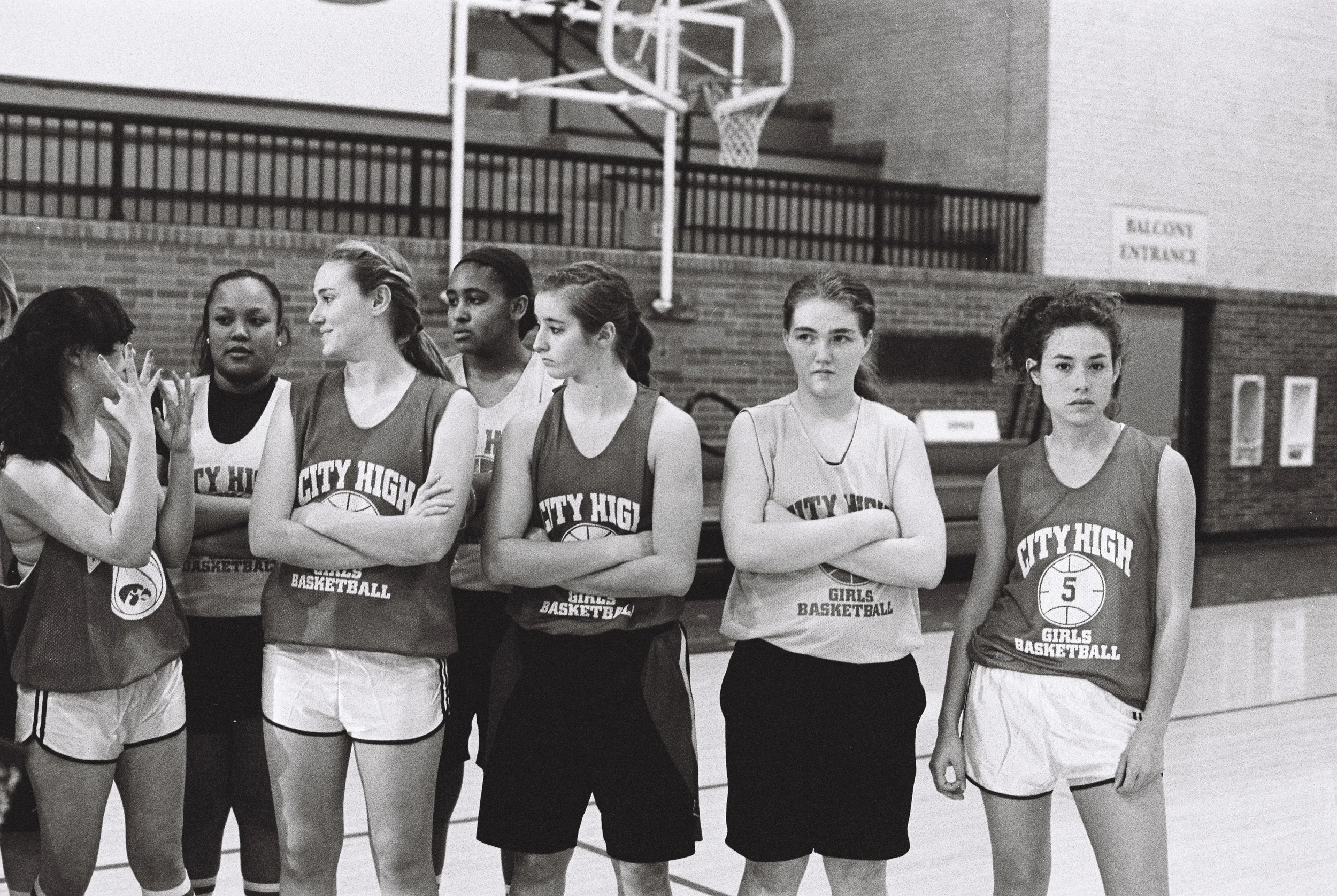 The Iowa City High Junior Varsity Basketball Team & Dora Madison