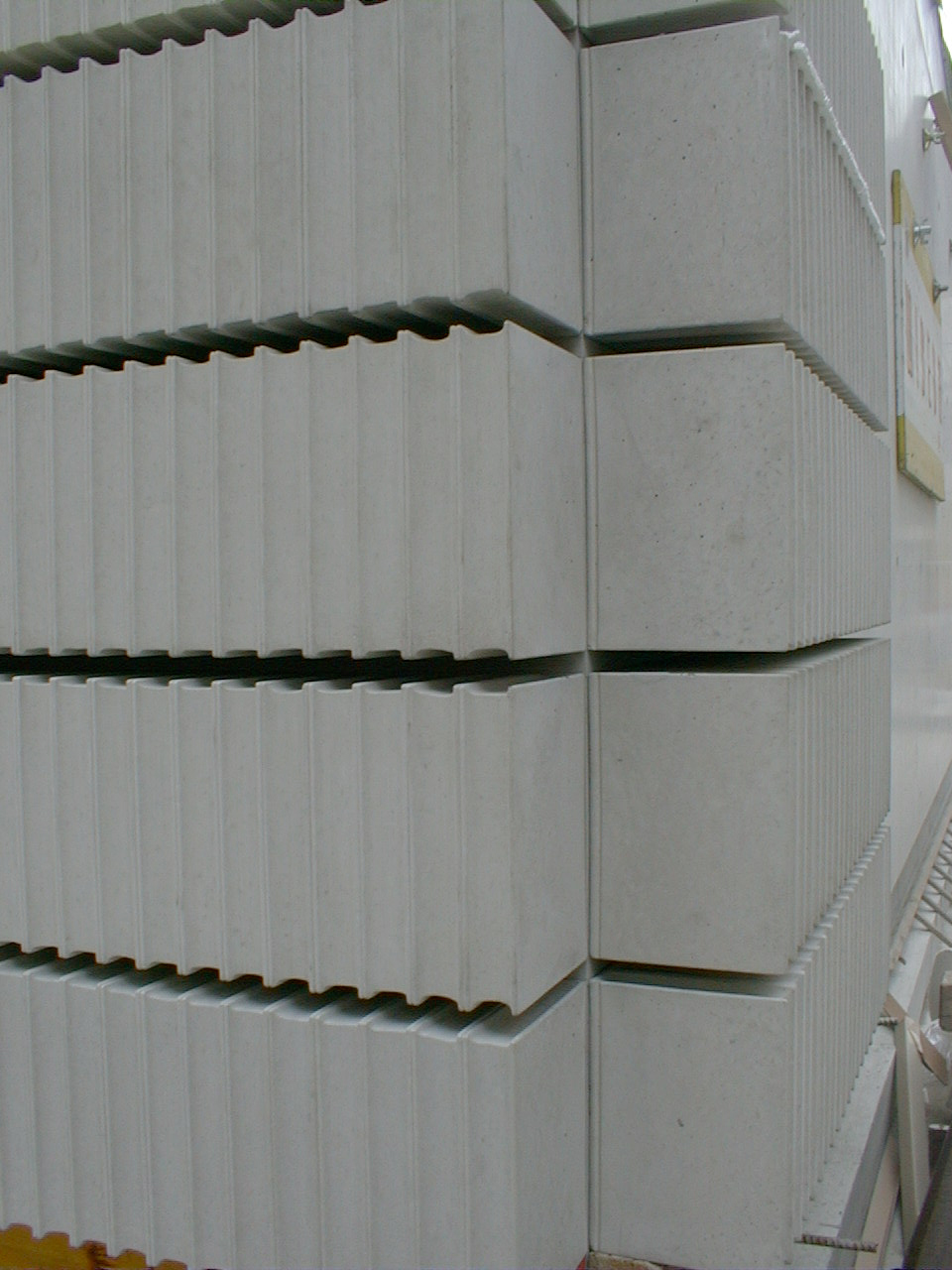 Rachel Whiteread, detail from Holocaust Memorial , 1995-2000. Judenplatz, Vienna. Mixed media. 3.8 x 7 x 10 meters.
